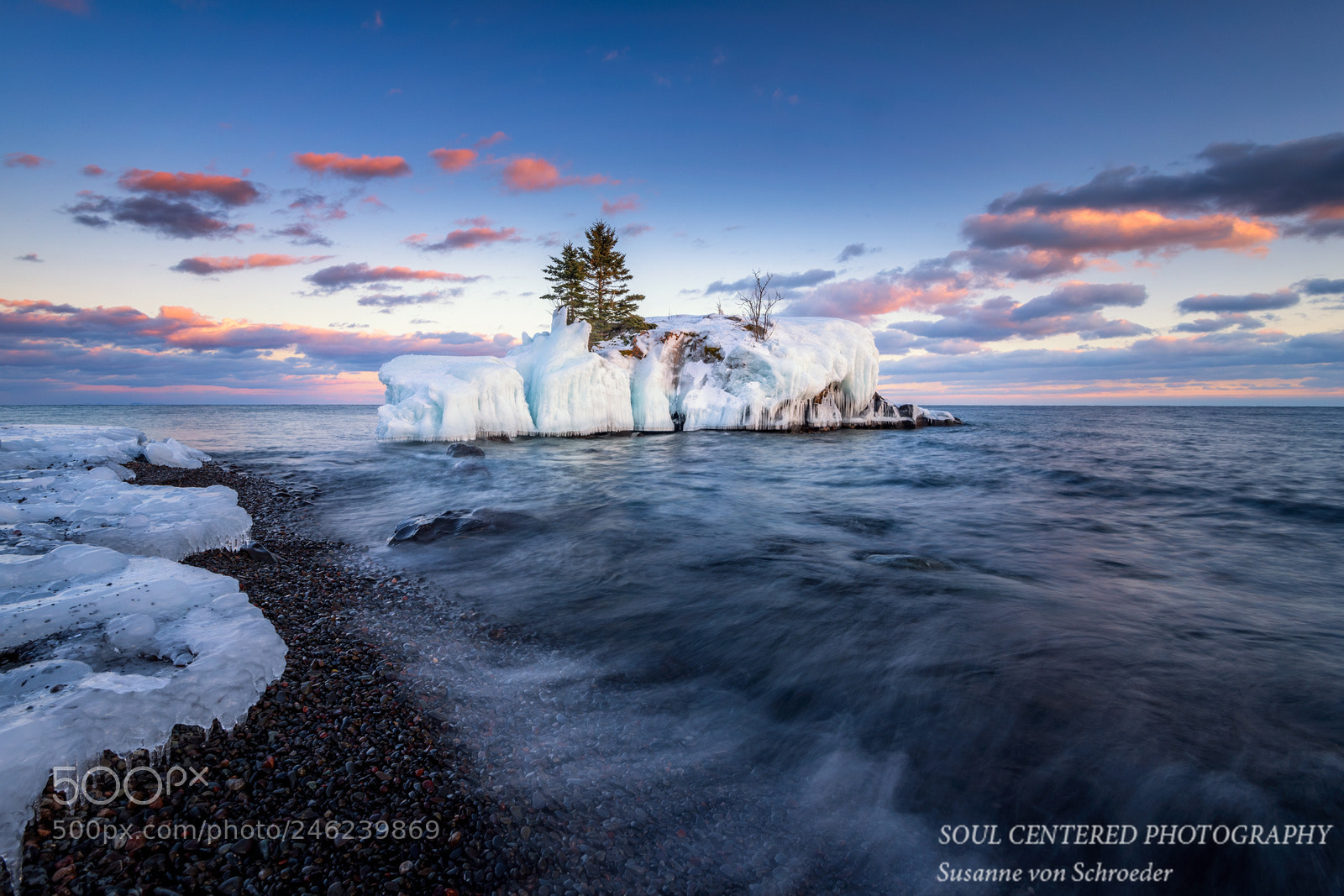 Nikon D850 sample photo. Hollow rock at sunset photography