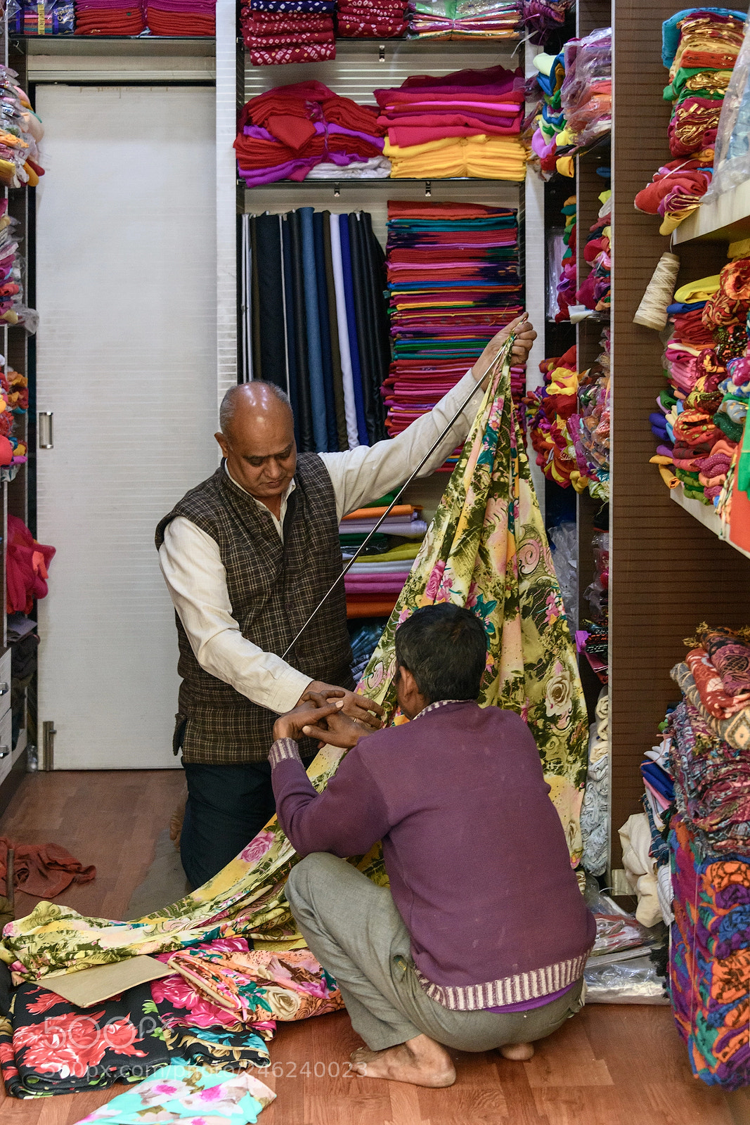 Nikon D850 sample photo. At the fabric store photography