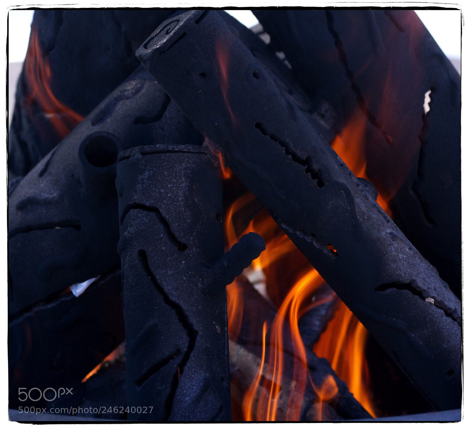 Canon EOS 7D sample photo. Flame in the fire photography