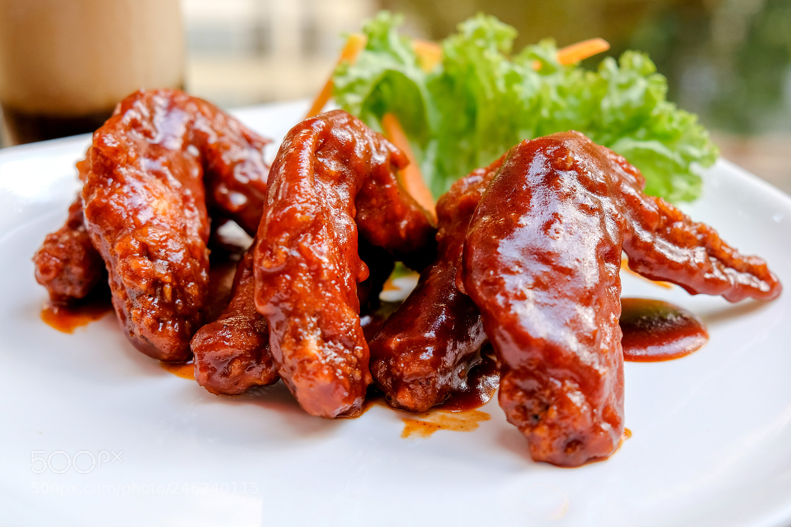 Fujifilm X-T20 sample photo. Spicy chicken wings photography