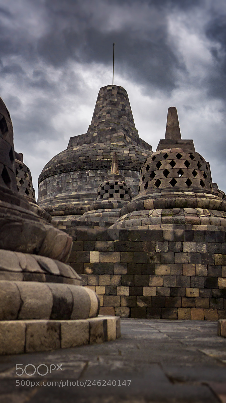 Sony SLT-A77 sample photo. Peak of borobudur photography