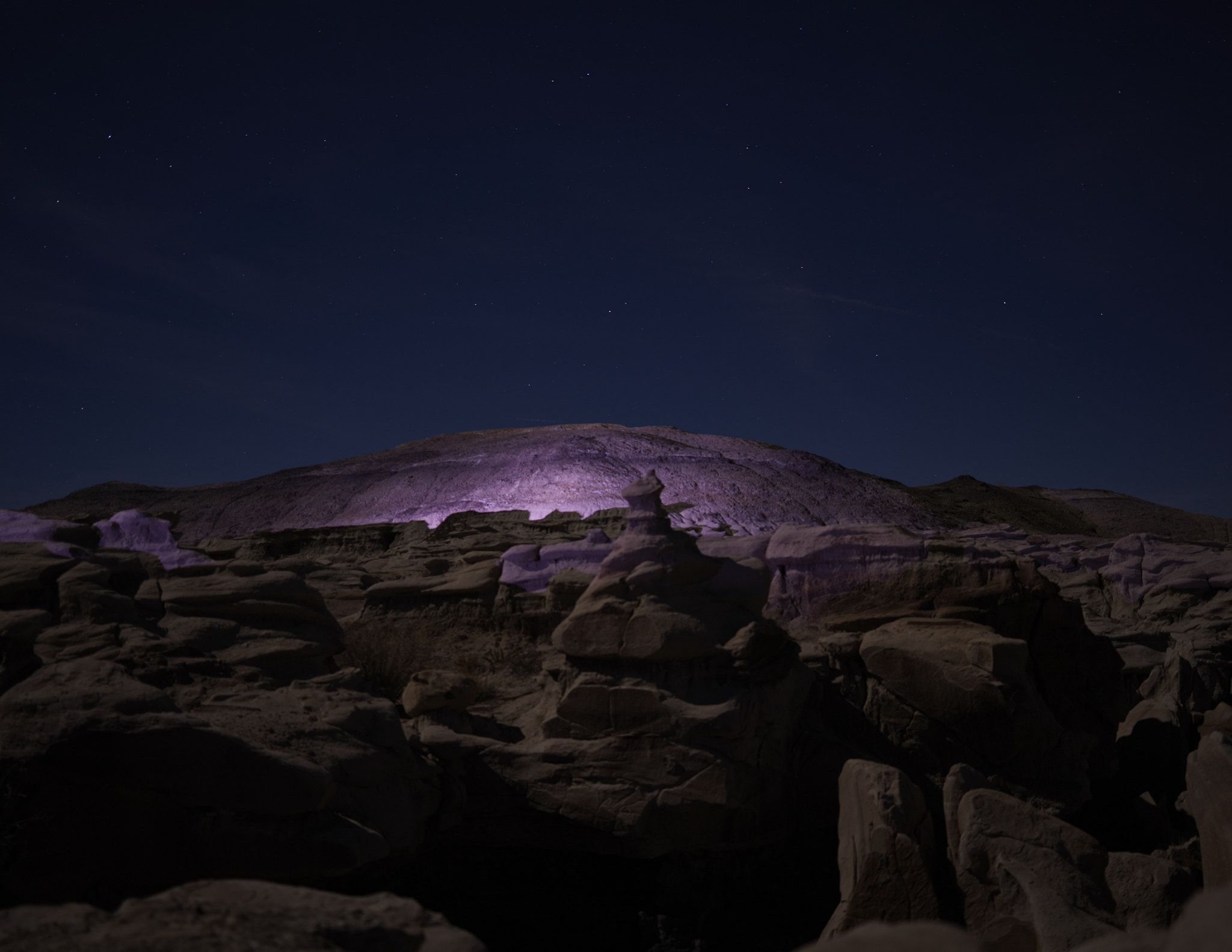 Phase One IQ3 100MP Trichr sample photo. Bisti badlands photography