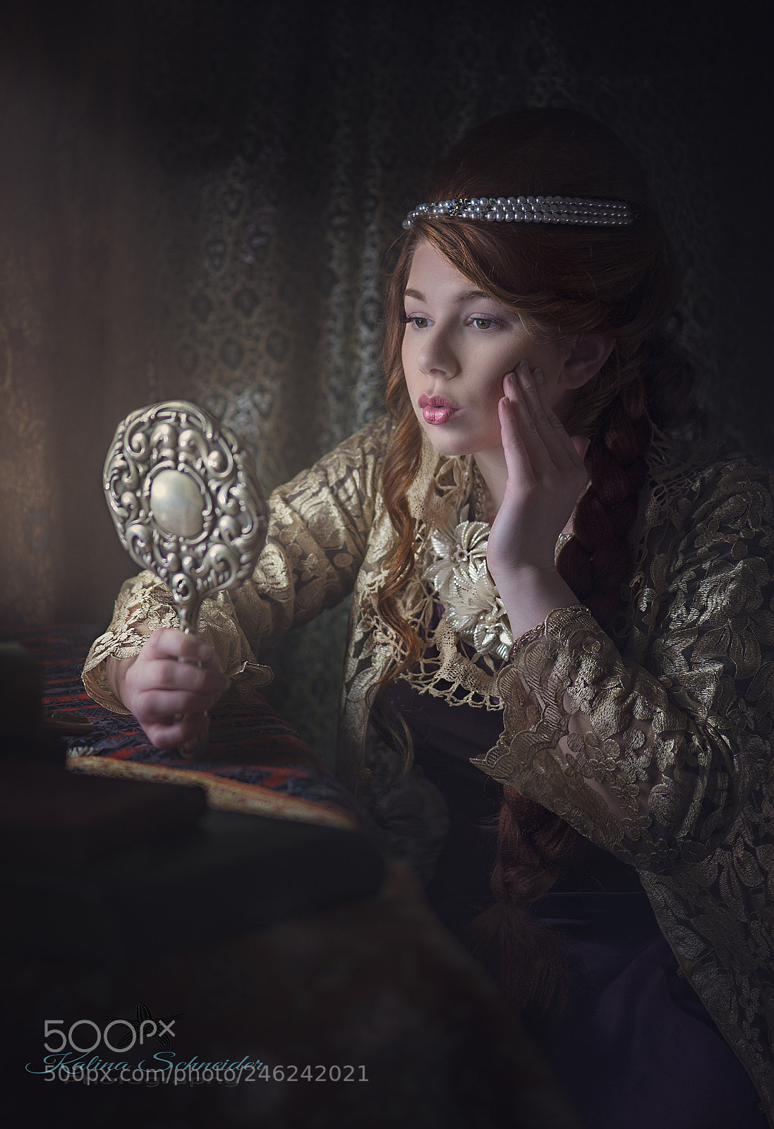 Nikon D4 sample photo. Girl with a mirror photography