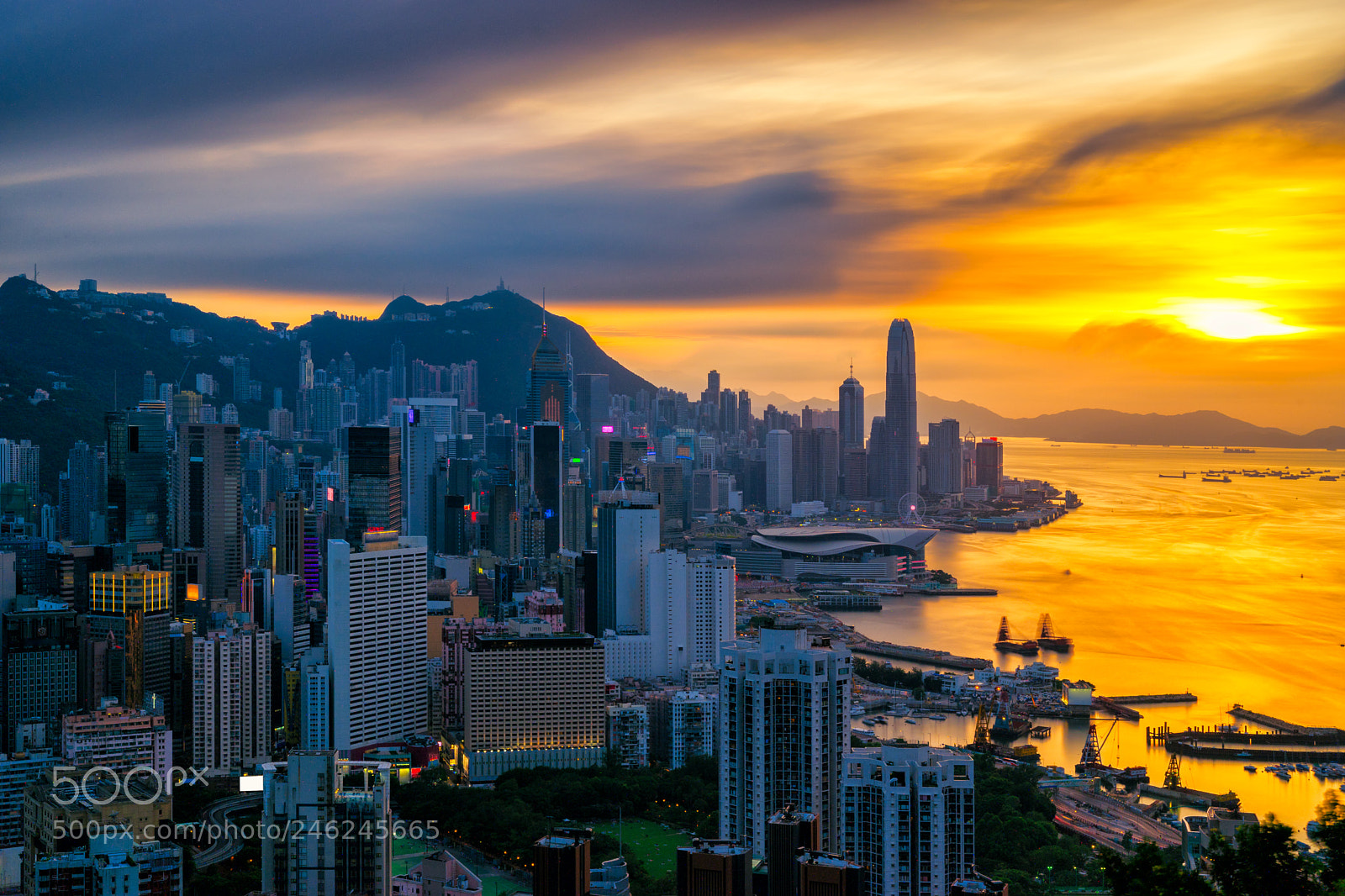 Sony a7 sample photo. Hong kong city skyline photography
