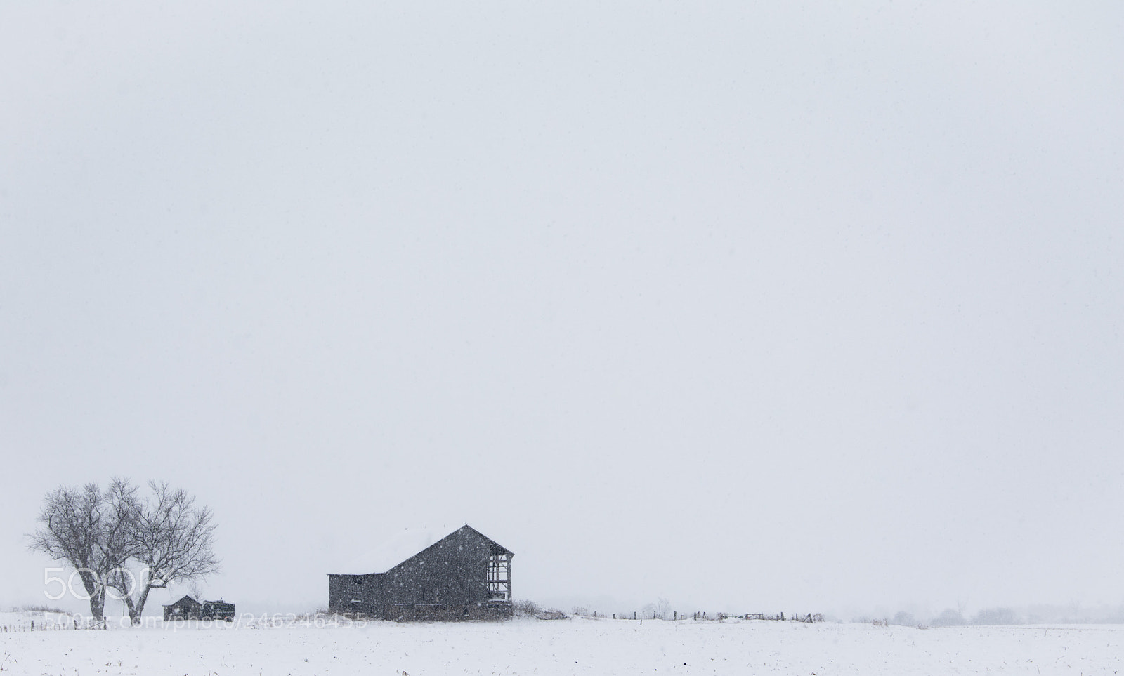 Nikon D7100 sample photo. Winter storm photography