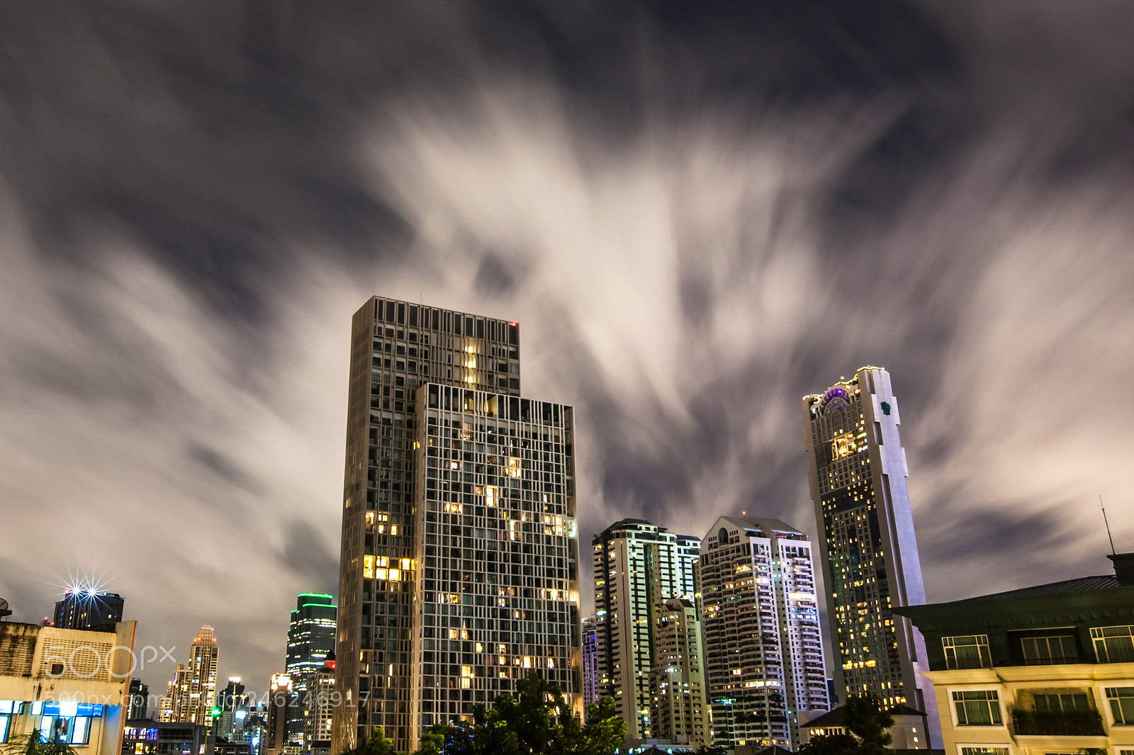 Canon EOS 5D sample photo. The churning night photography