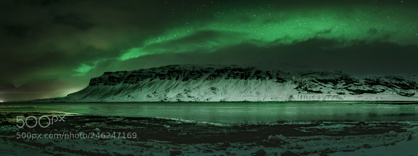 Nikon D800 sample photo. Aurora over iceland fjord photography