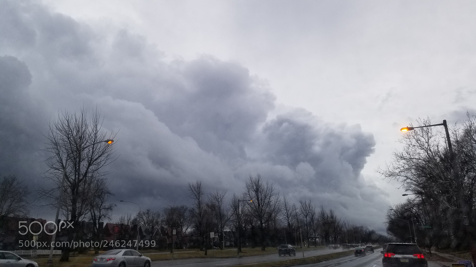 Samsung Galaxy S8 sample photo. The storm in her photography