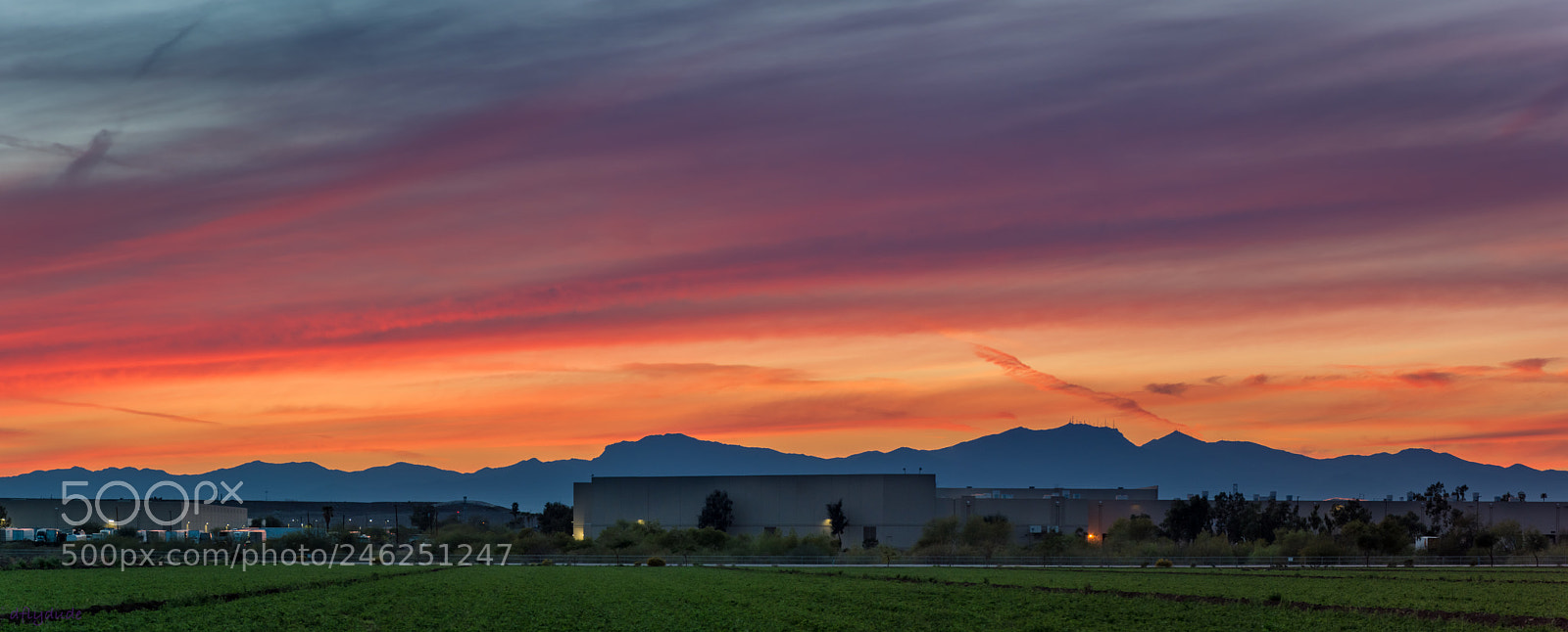 Nikon D5600 sample photo. Sunset over warehouses 0940 photography