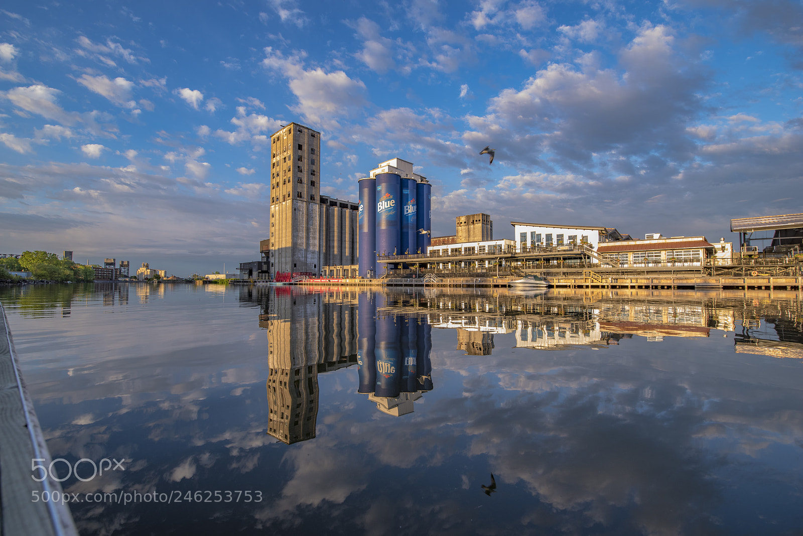 Pentax K-1 sample photo. Riverworks in the morning photography