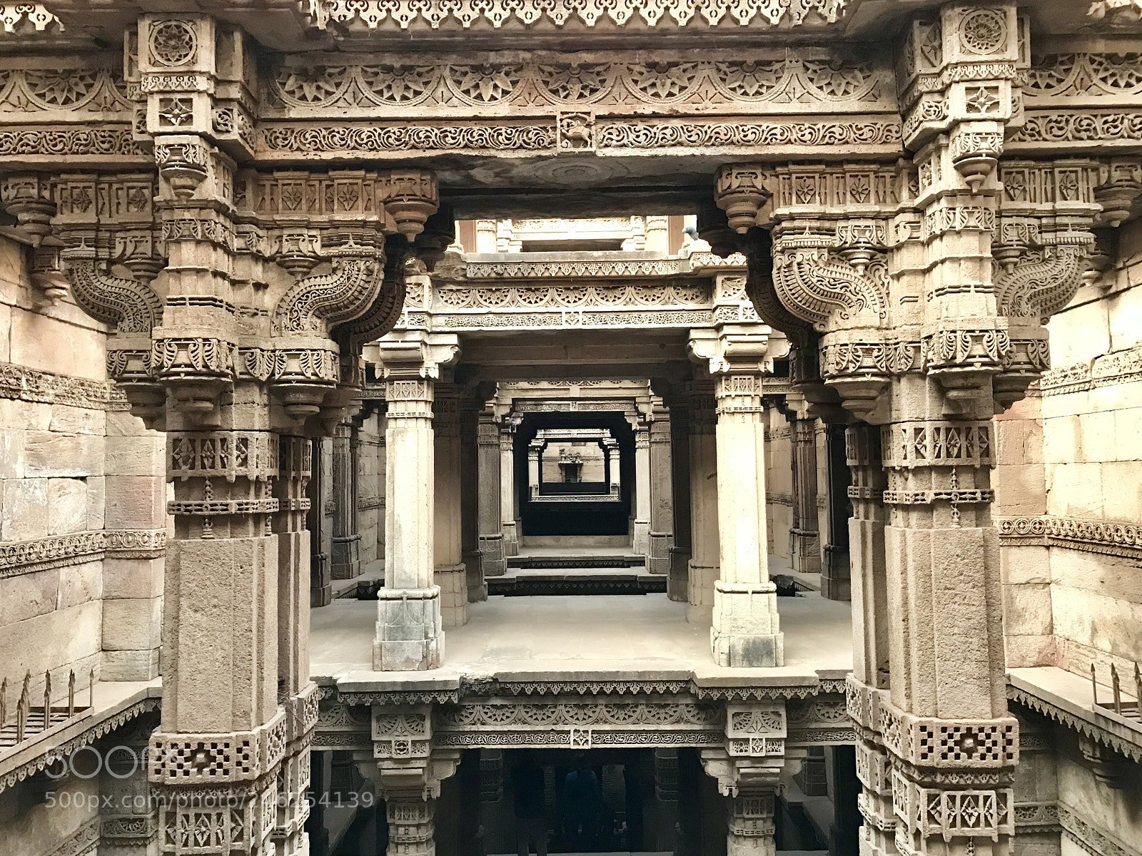 Apple iPhone 7 Plus sample photo. Adalaj step well photography