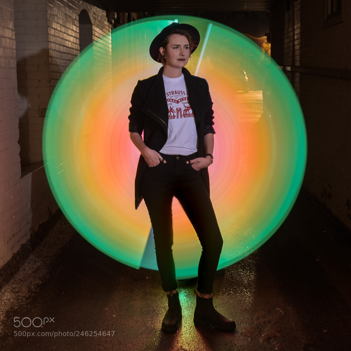 Nikon D7200 sample photo. Lauren in an alley. photography