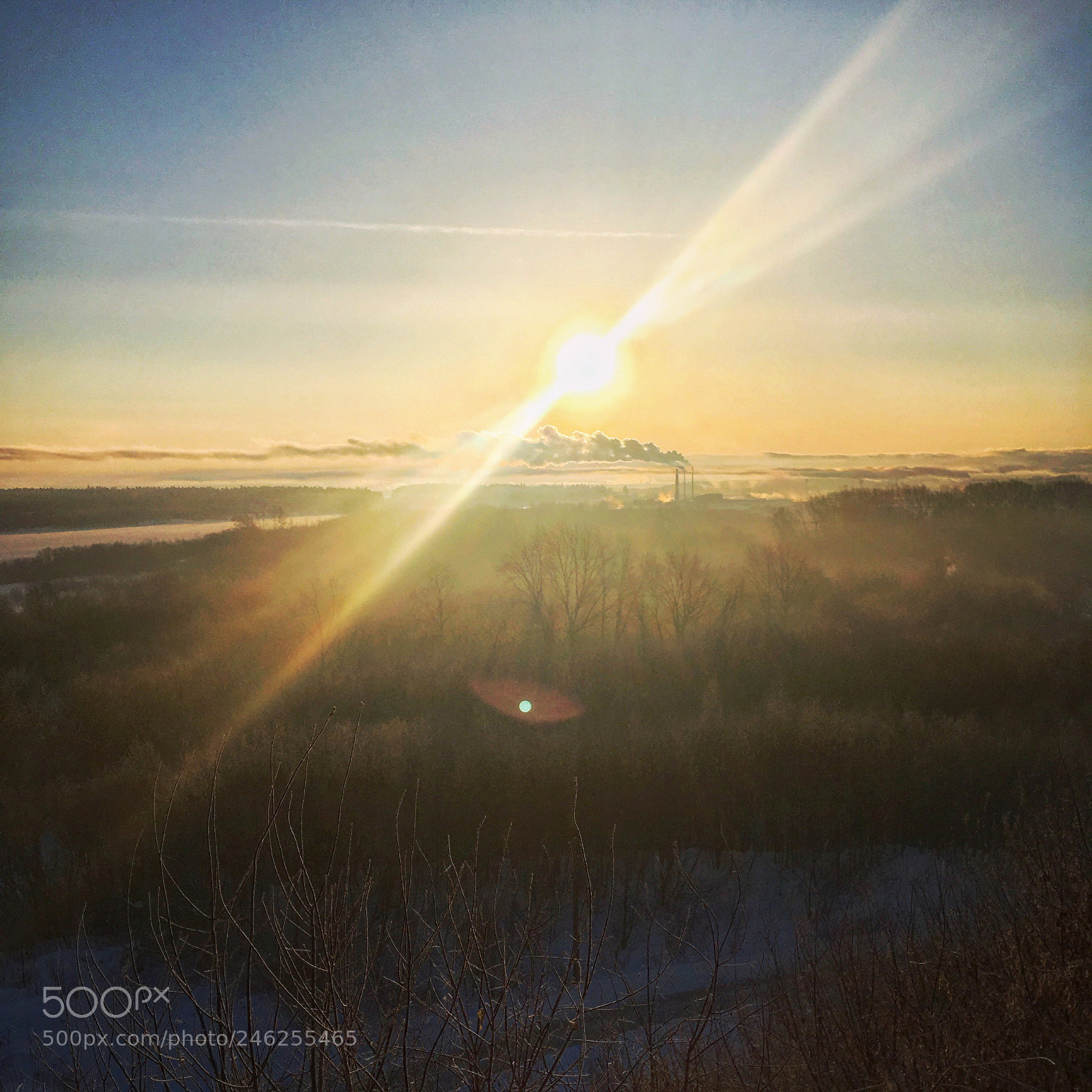 Apple iPhone SE sample photo. Sunrise in kirov, russia photography