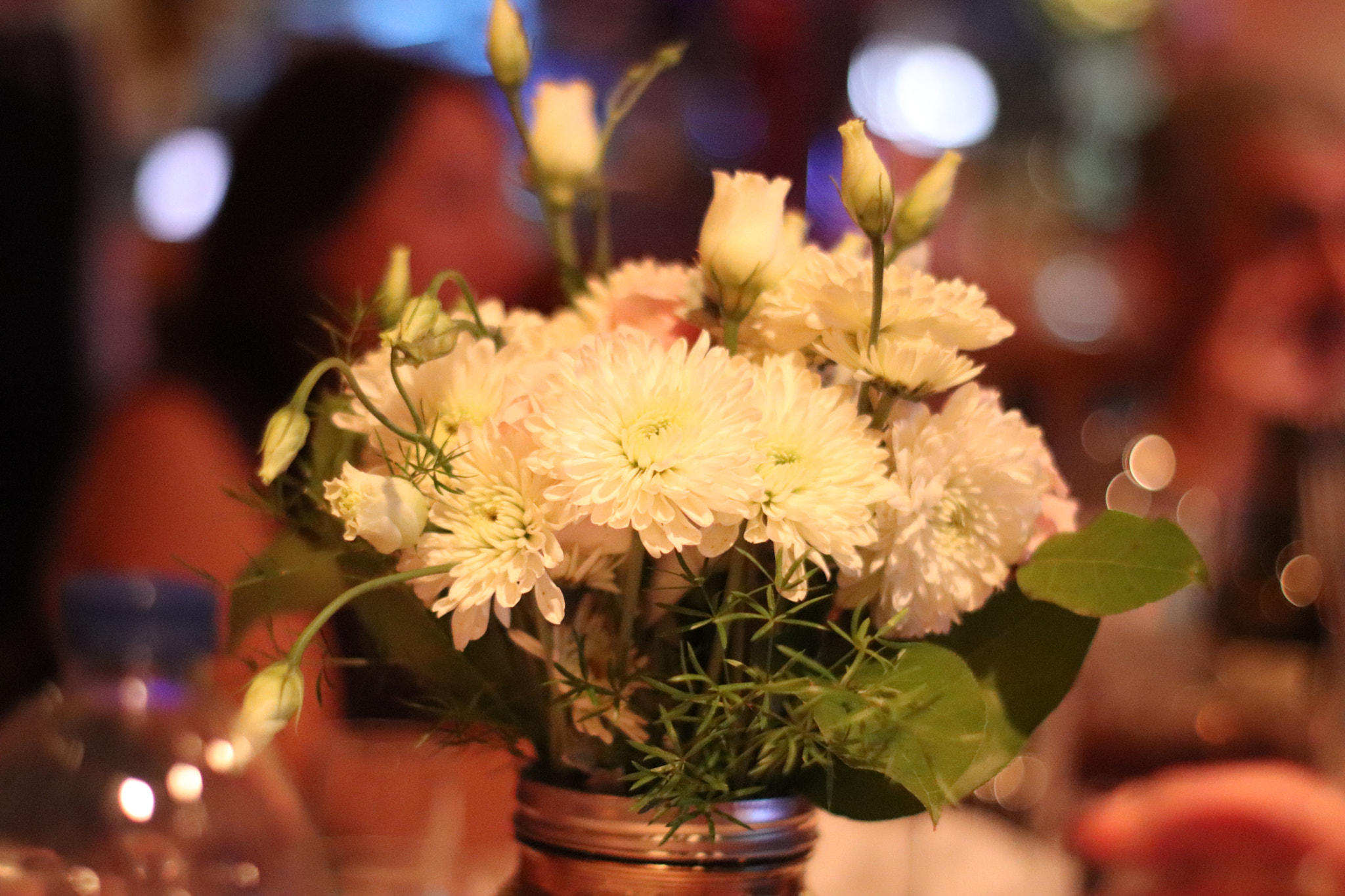 Canon 50mm sample photo. White flowers photography