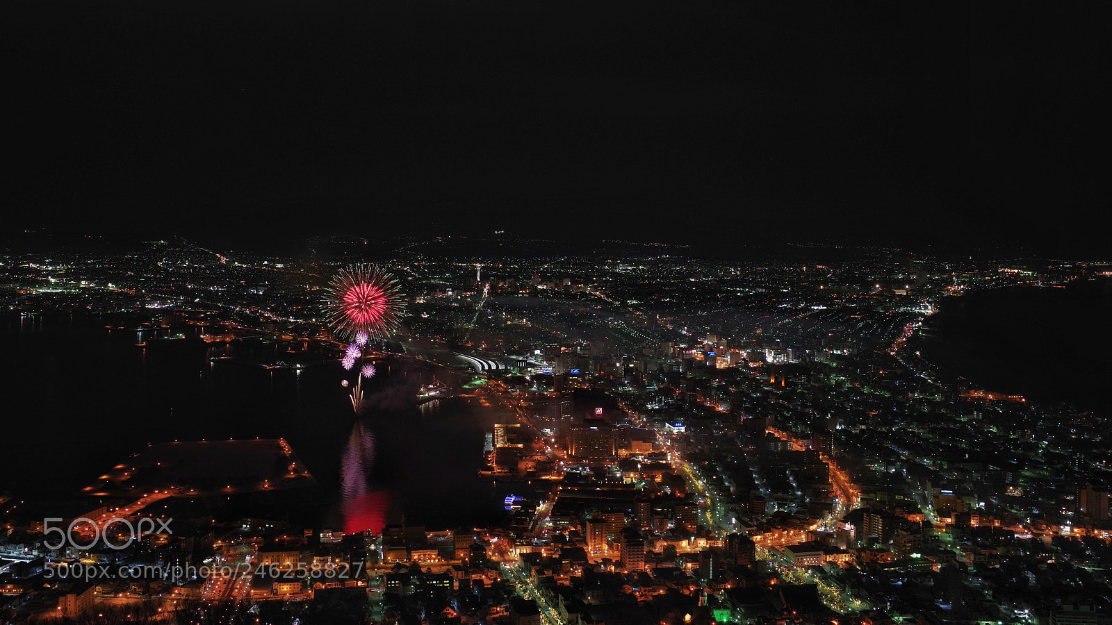 Pentax K-1 sample photo. Flame show and nighr photography
