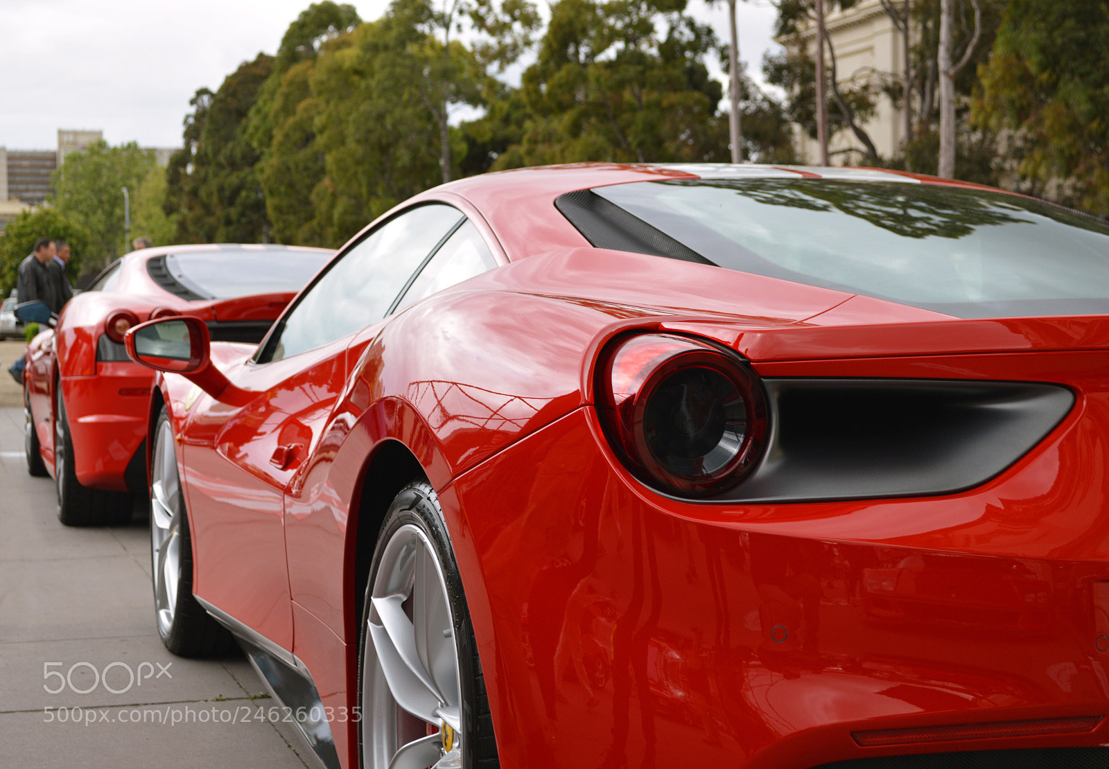 Nikon D3200 sample photo. Ferrari 488 gtb and 430 scuderia photography