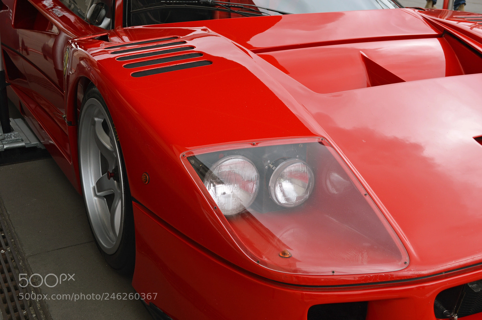Nikon D3200 sample photo. Ferrari f40 gt photography