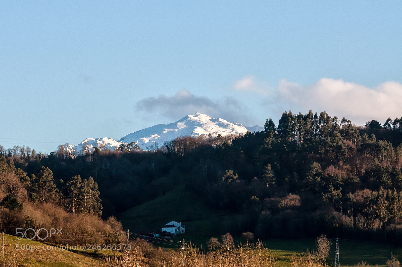 Nikon D90 sample photo. Snowy mountains photography