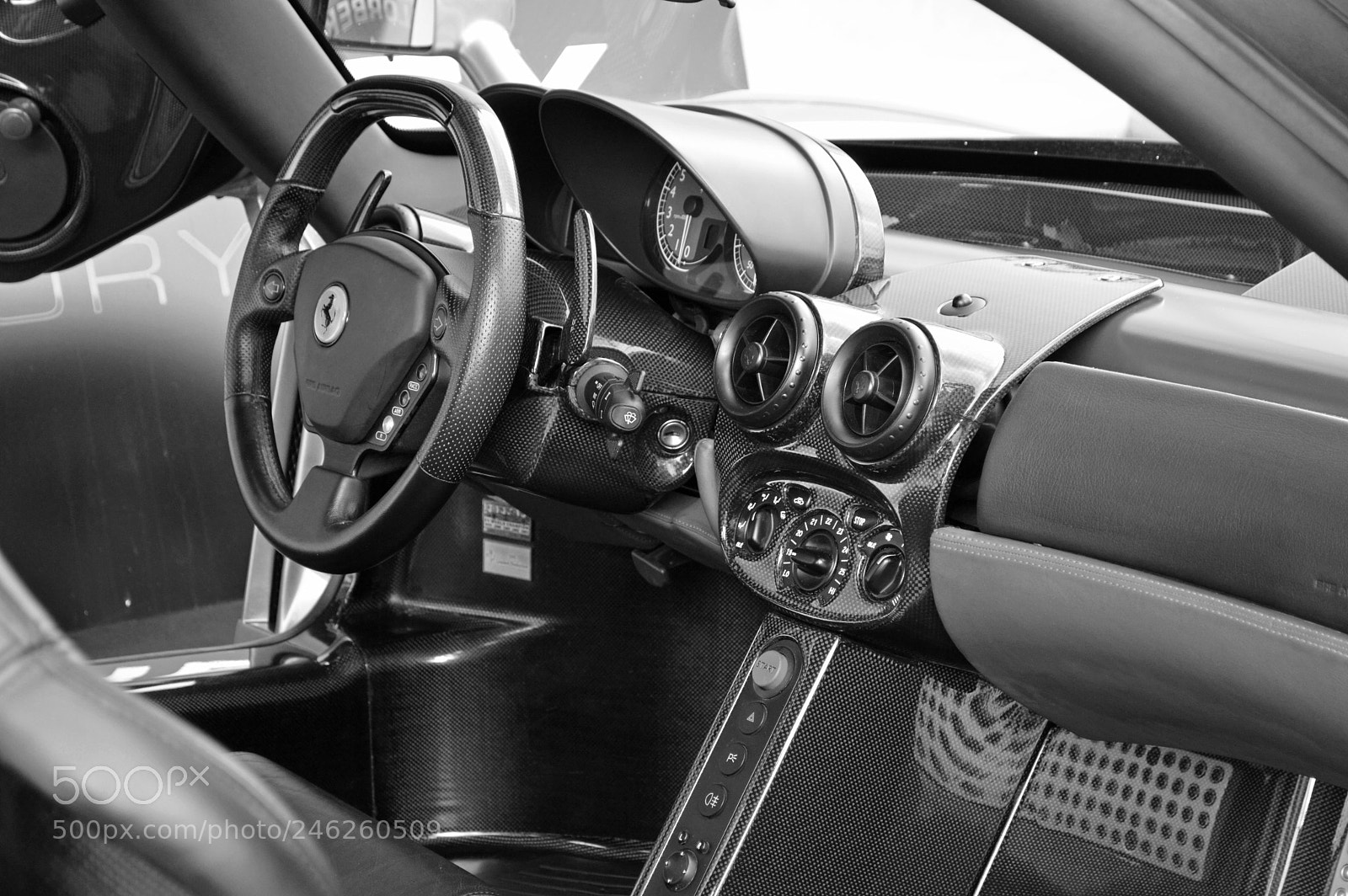 Nikon D3200 sample photo. Ferrari enzo (interior) photography