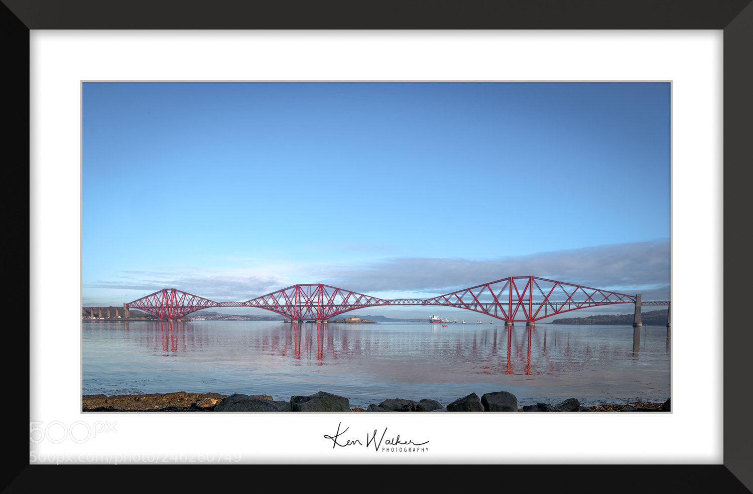 Fujifilm X-T2 sample photo. Forth railway bridge photography