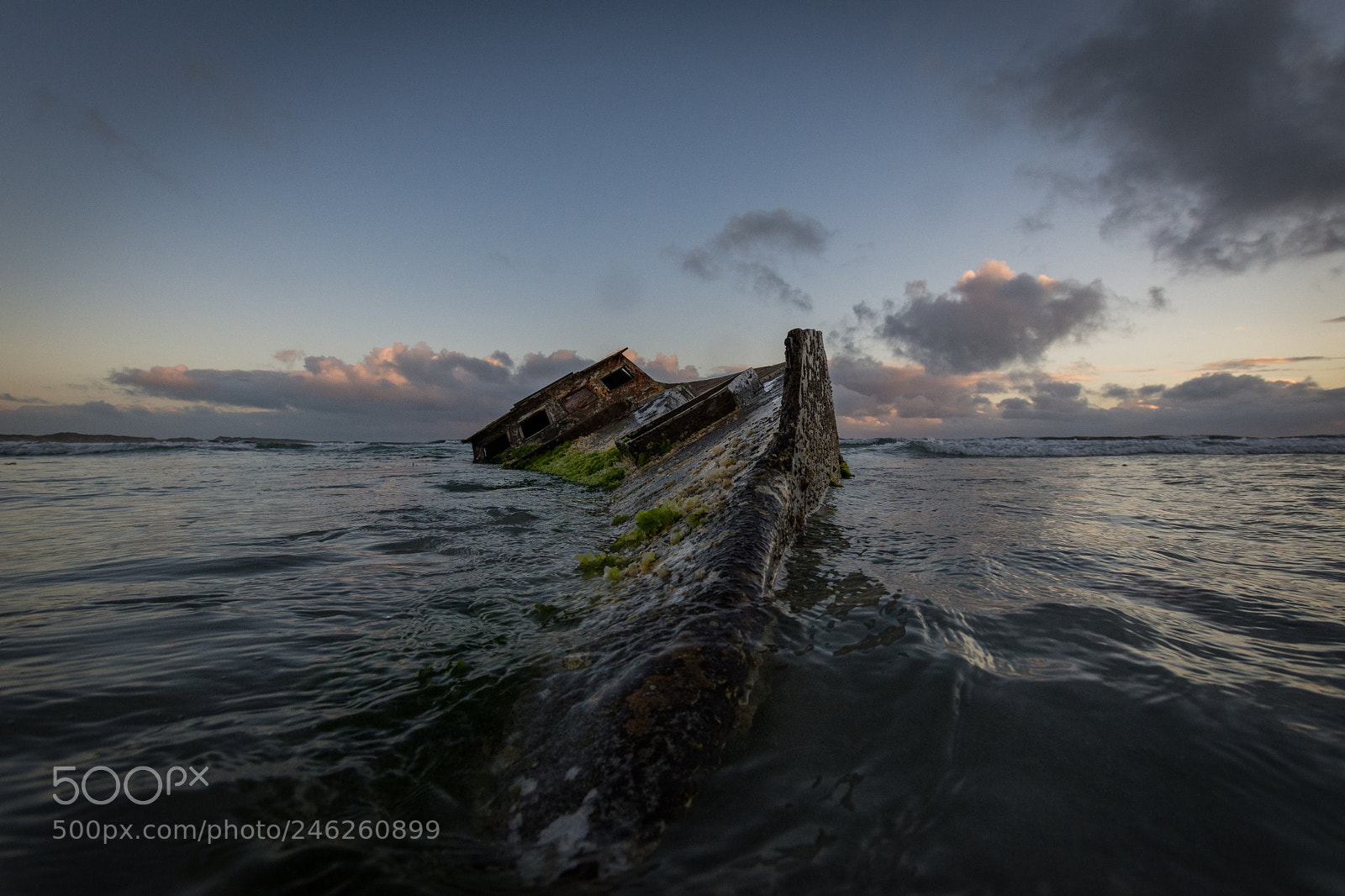 Nikon D7200 sample photo. Shipwreck at sunset photography