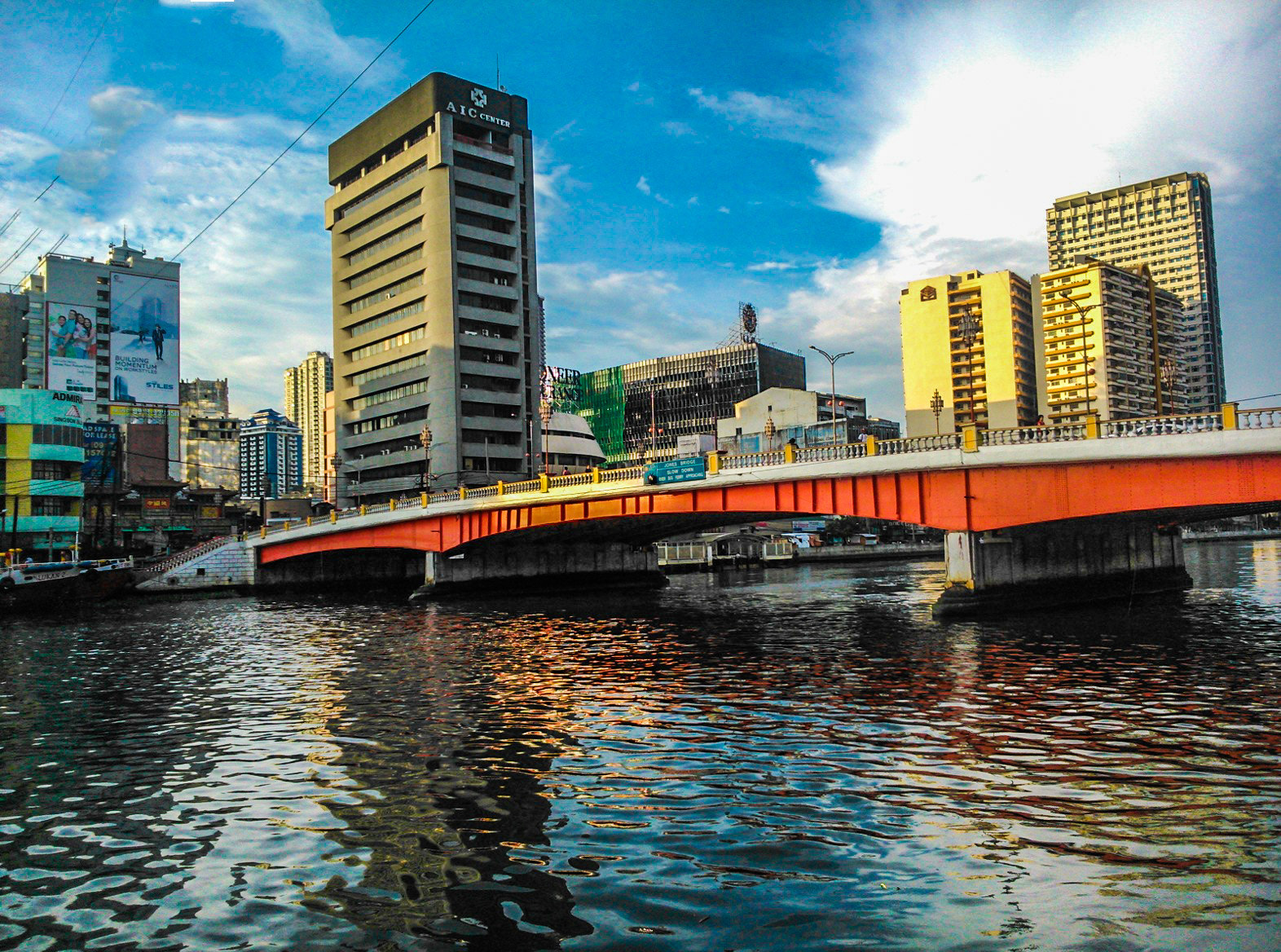 Sony Xperia L sample photo. The bridge separated intramuros and binondo, located here in metropolis metro manila, philippines photography