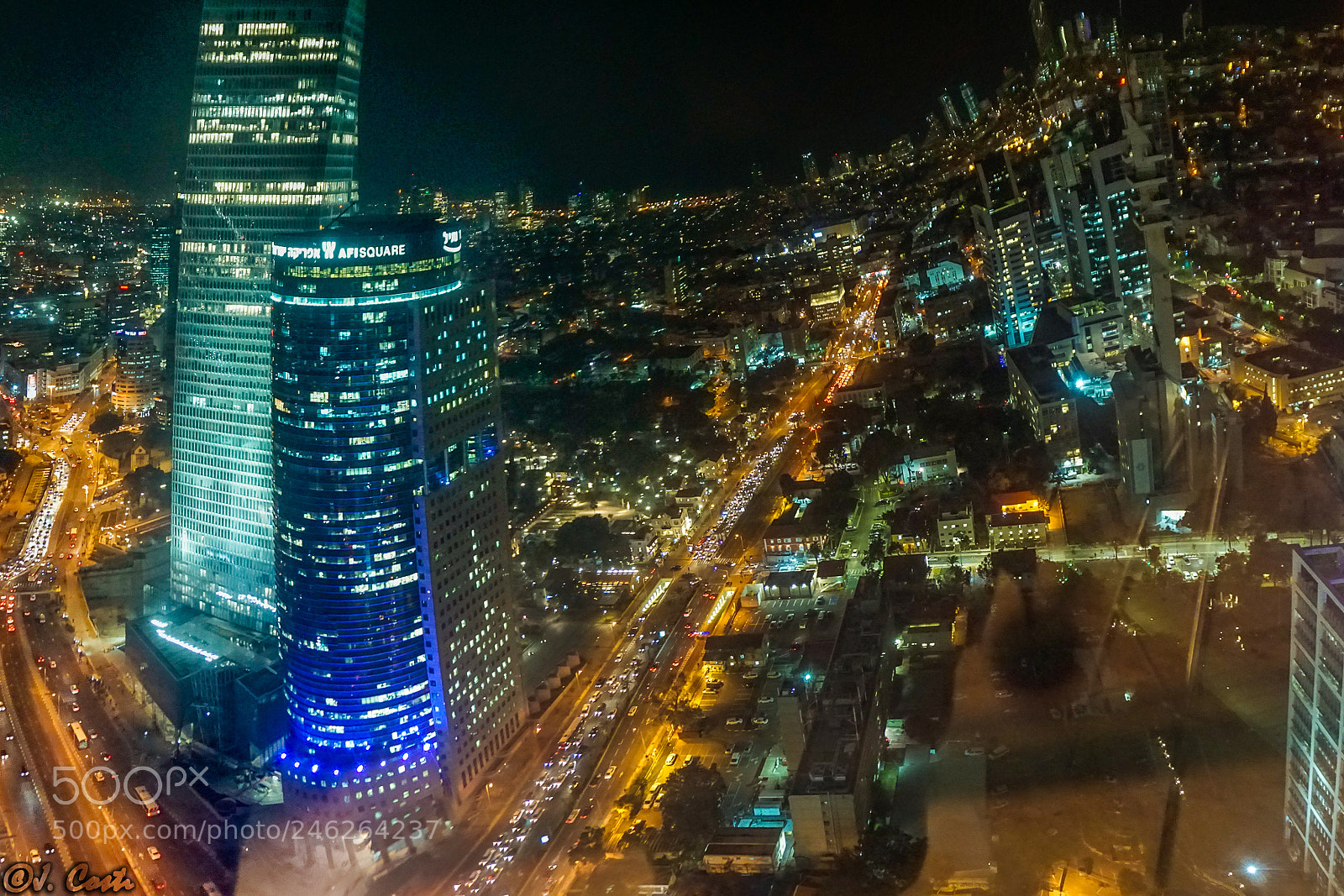 Sony a6000 sample photo. View from azrieli towers photography
