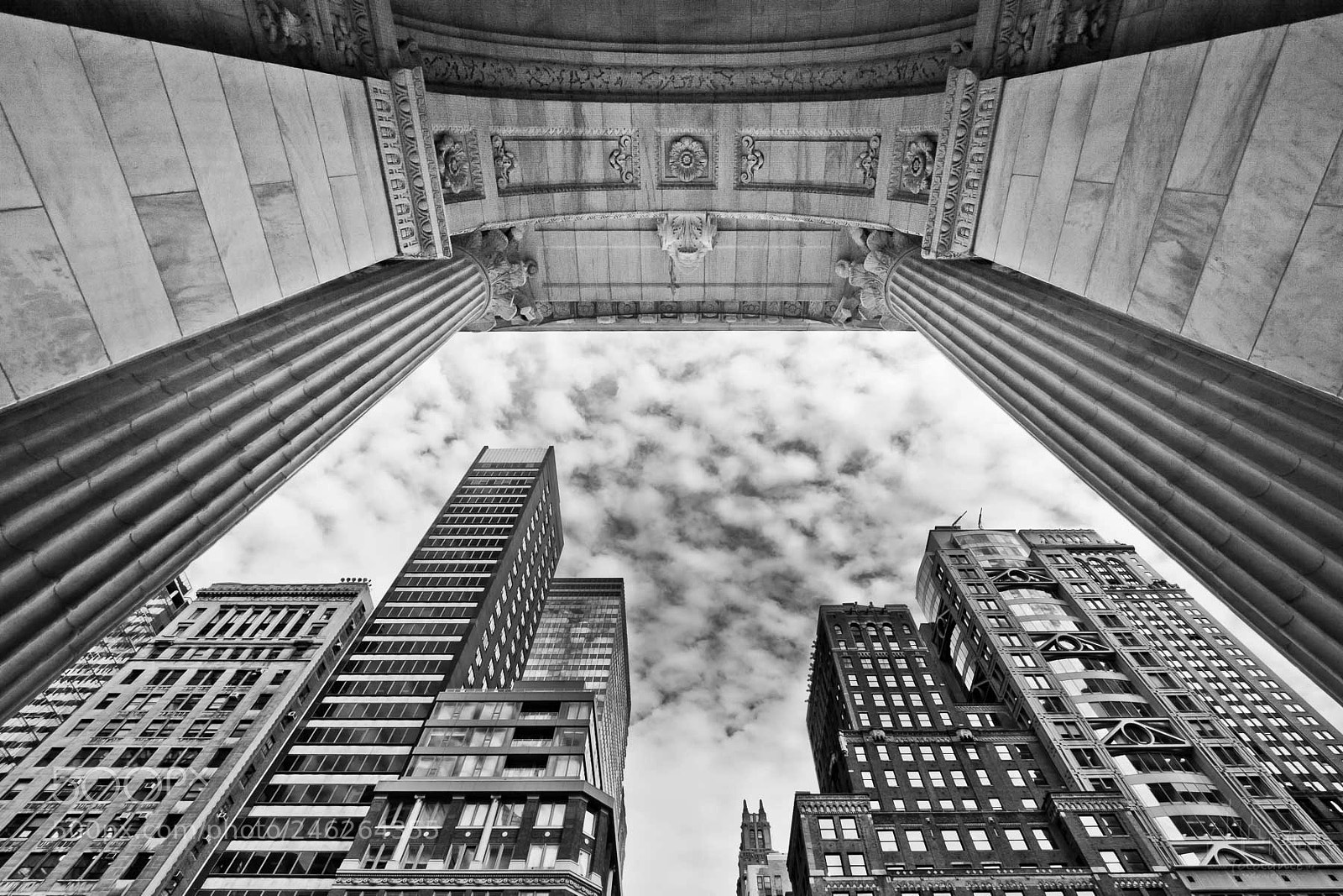 Canon EOS 50D sample photo. Public library entrance photography