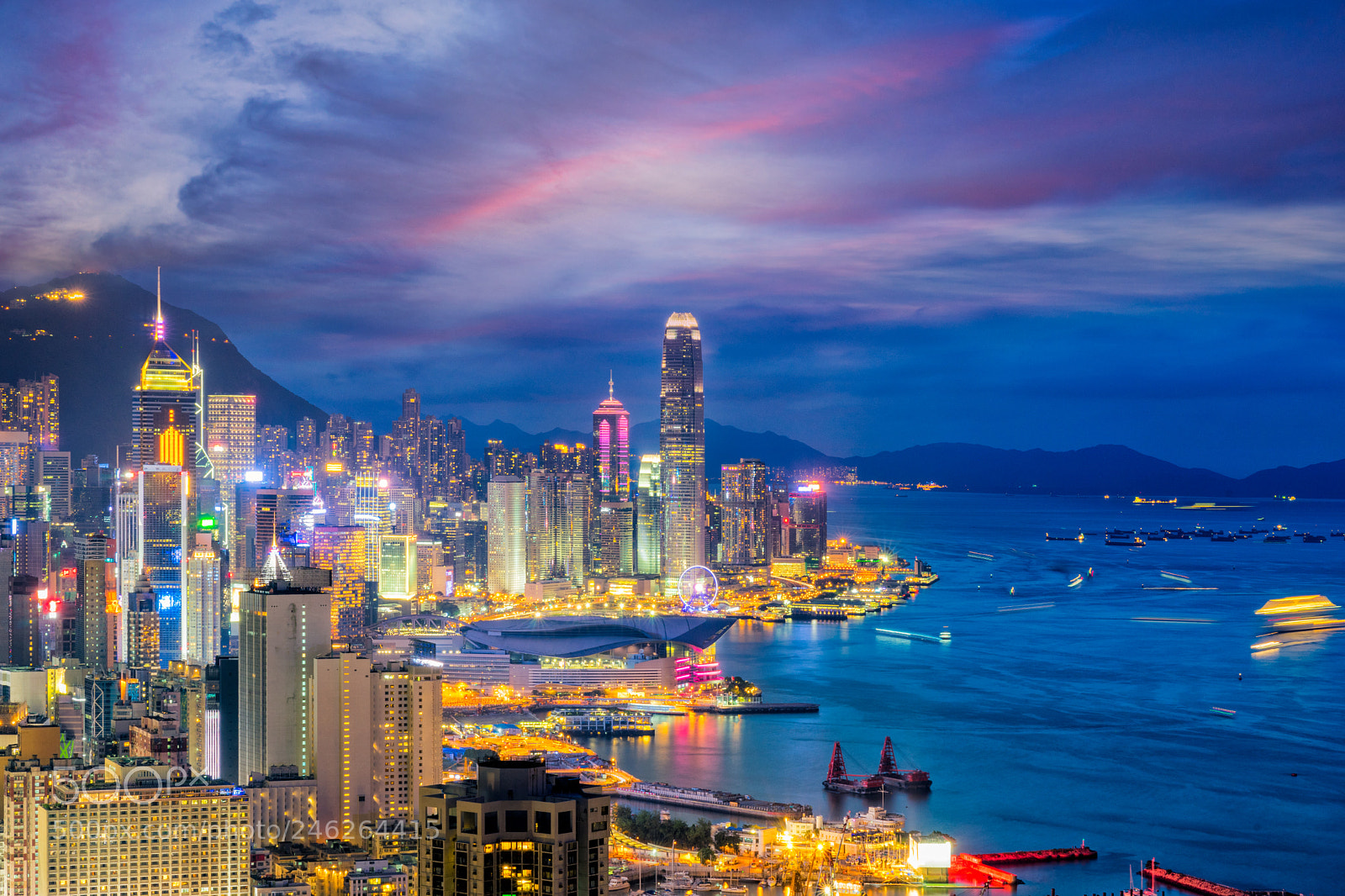Sony a7 sample photo. Hong kong city skyline photography
