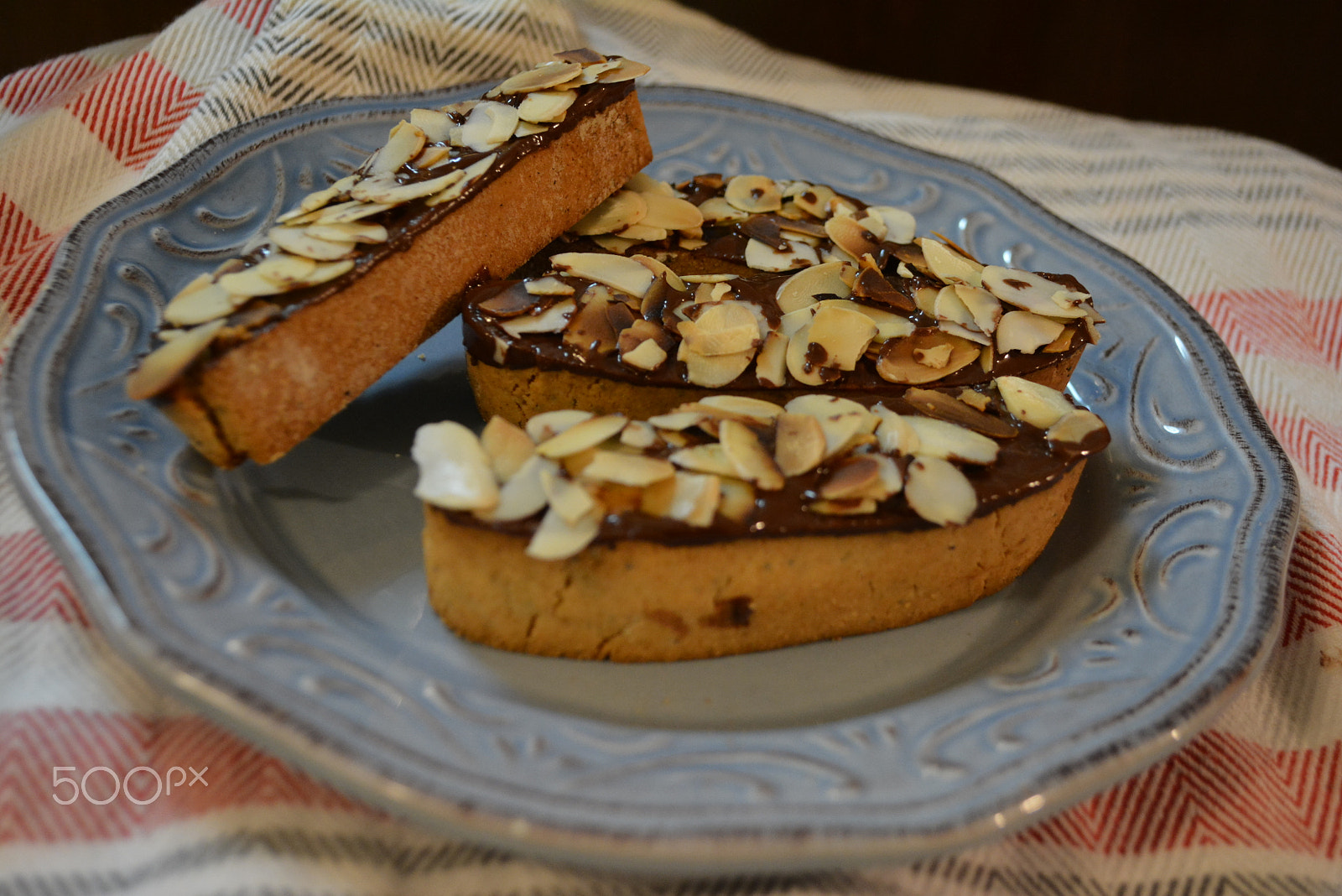 Nikon D7100 sample photo. Almond biscotti photography