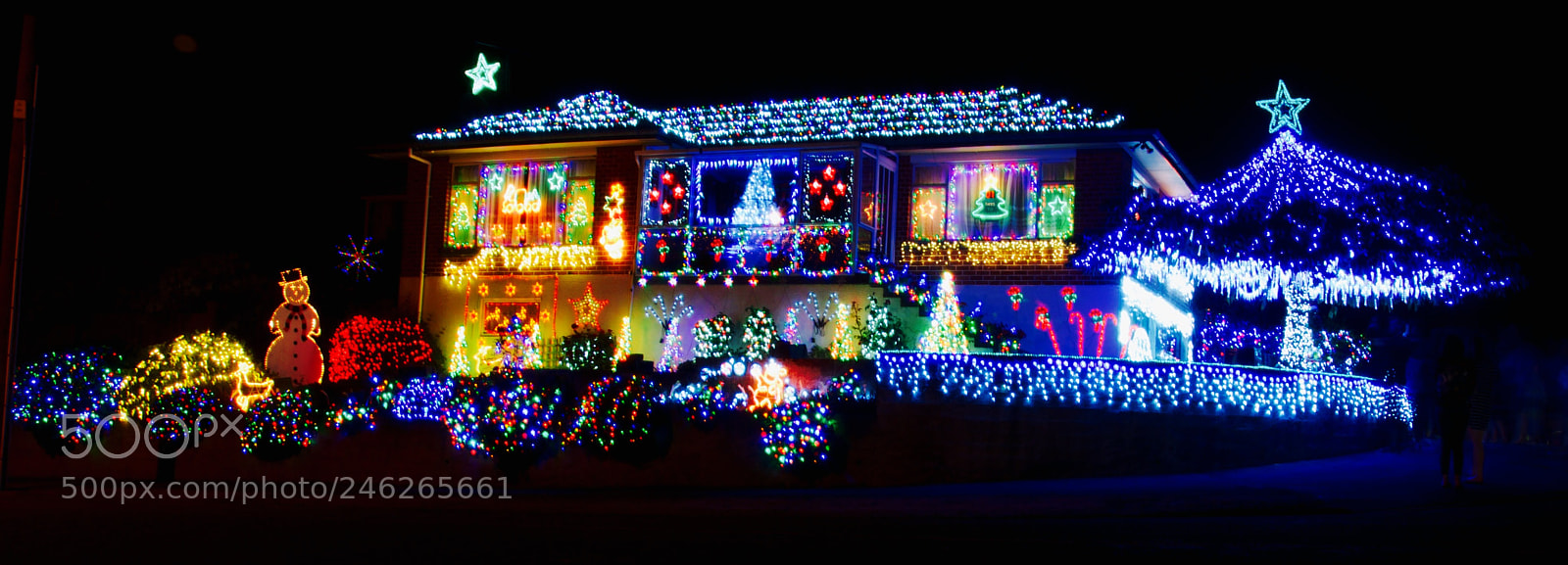 Nikon D90 sample photo. Christmas lights photography