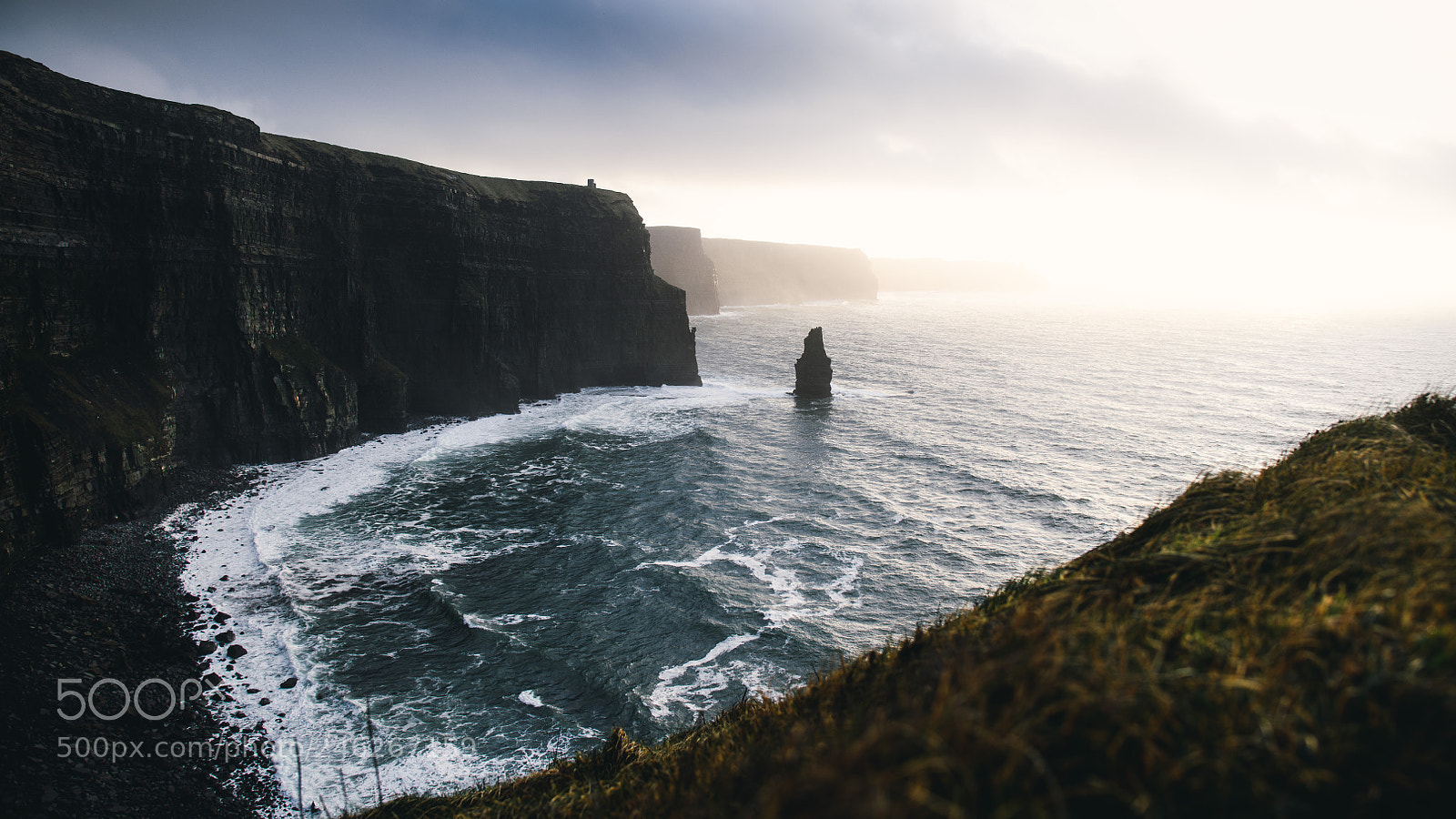 Nikon D850 sample photo. Sunset at the cliffs photography