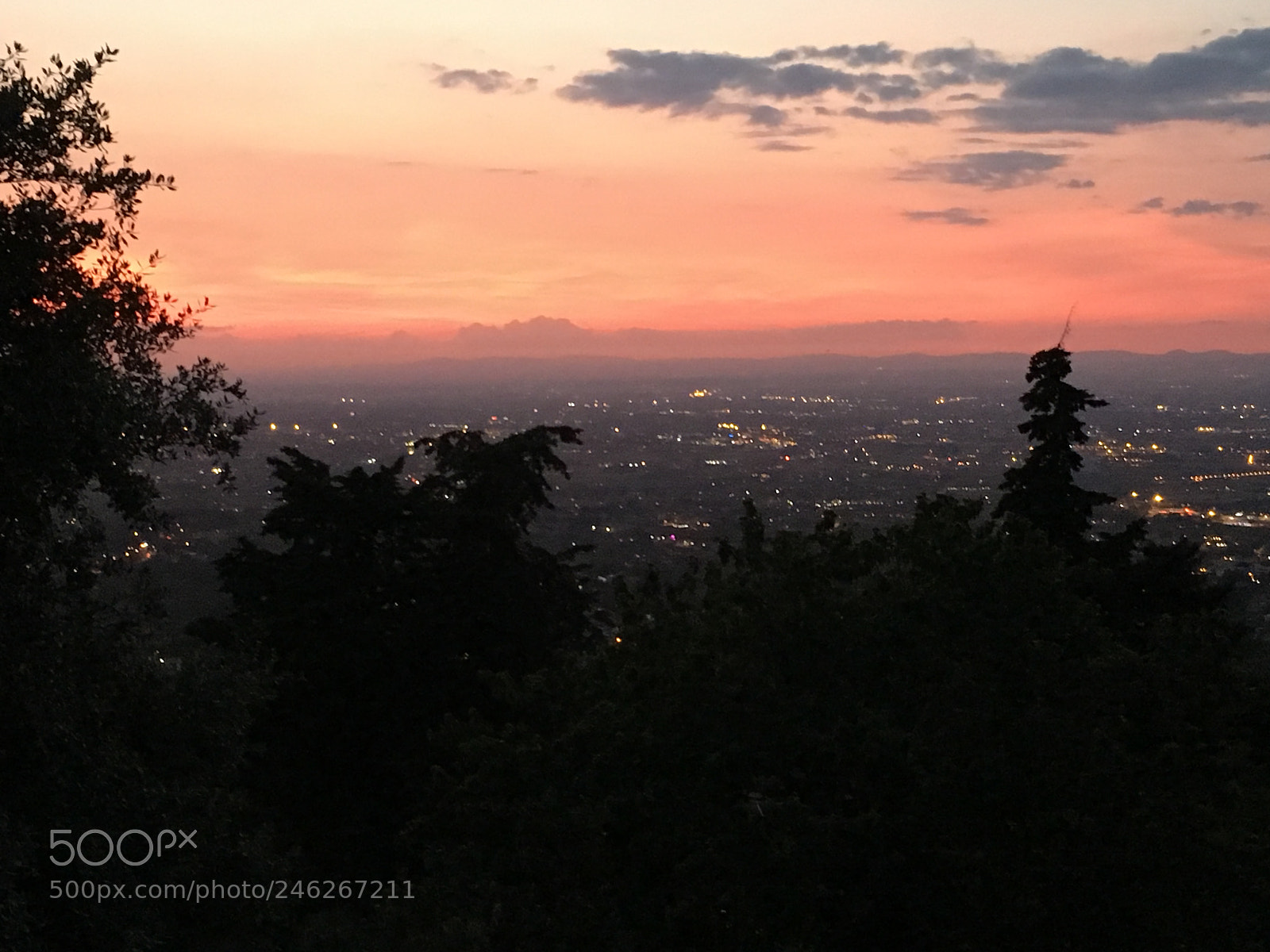 Apple iPhone 6s sample photo. Sunset view above rome photography