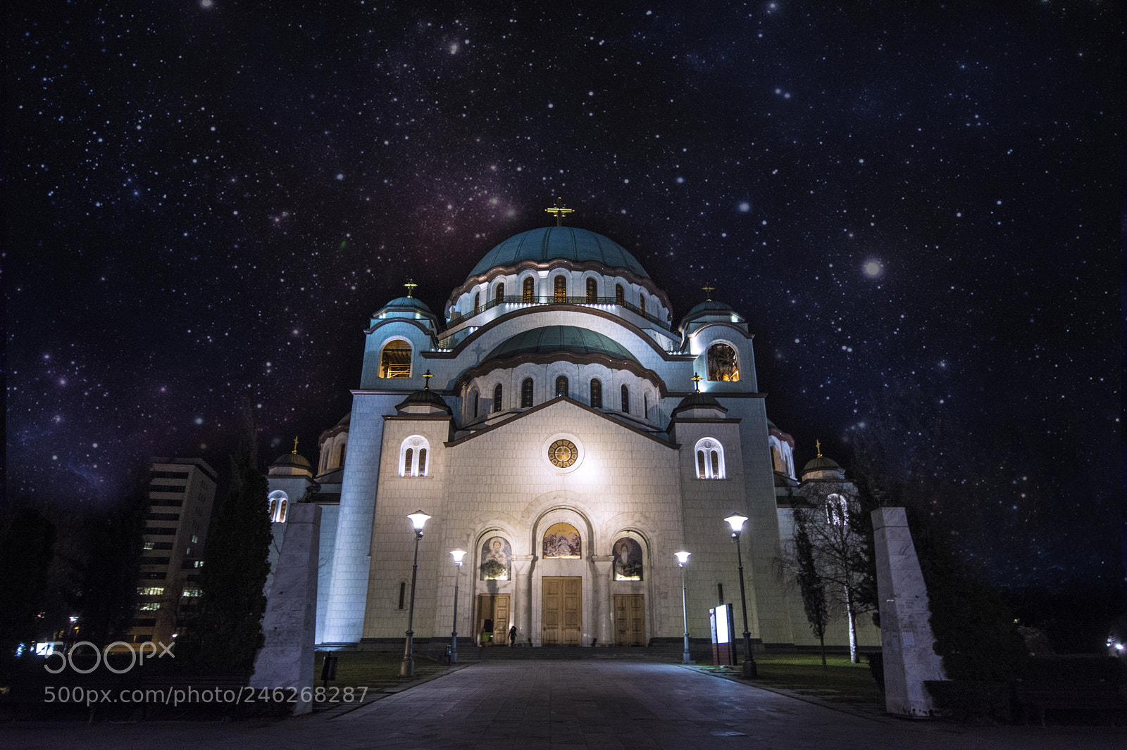 Nikon D7200 sample photo. Saint sava temple photography