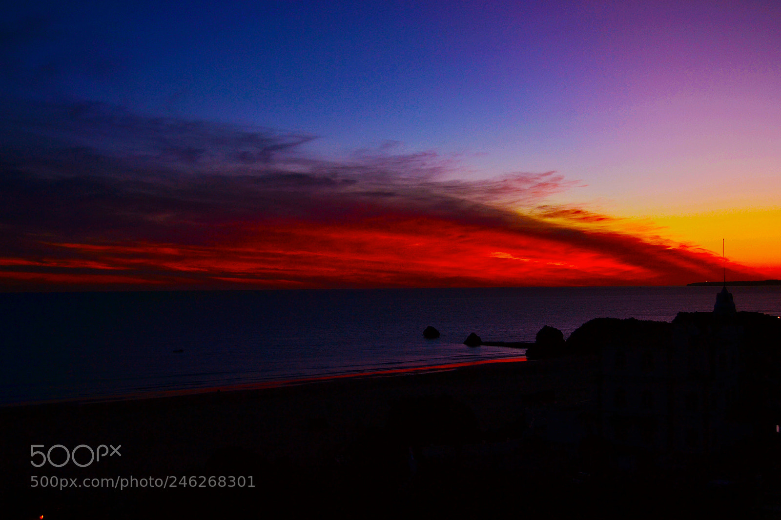 Nikon D3100 sample photo. Atardecer. portimao photography