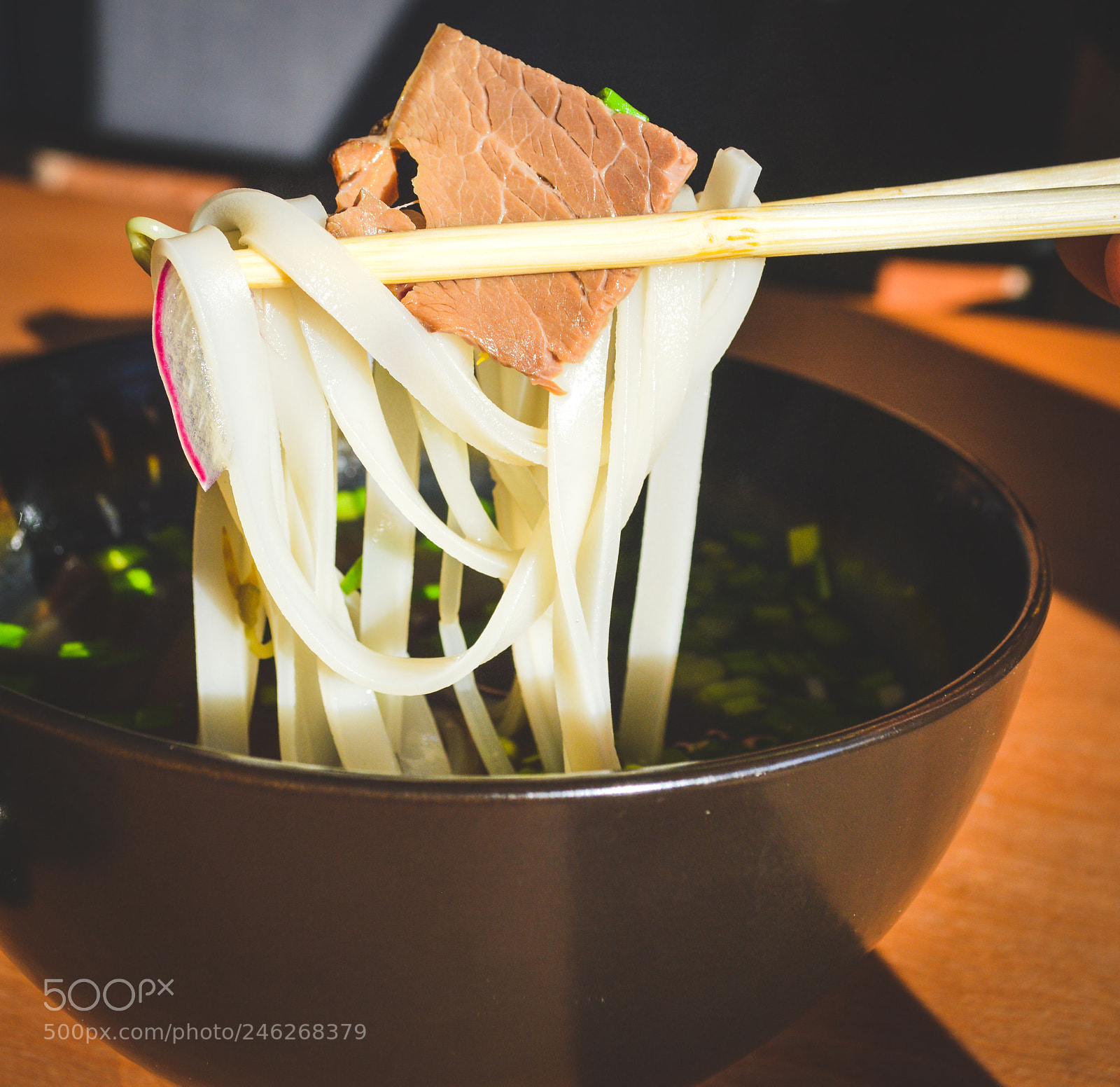 Nikon D3200 sample photo. Pho bo. panasian restaurant photography