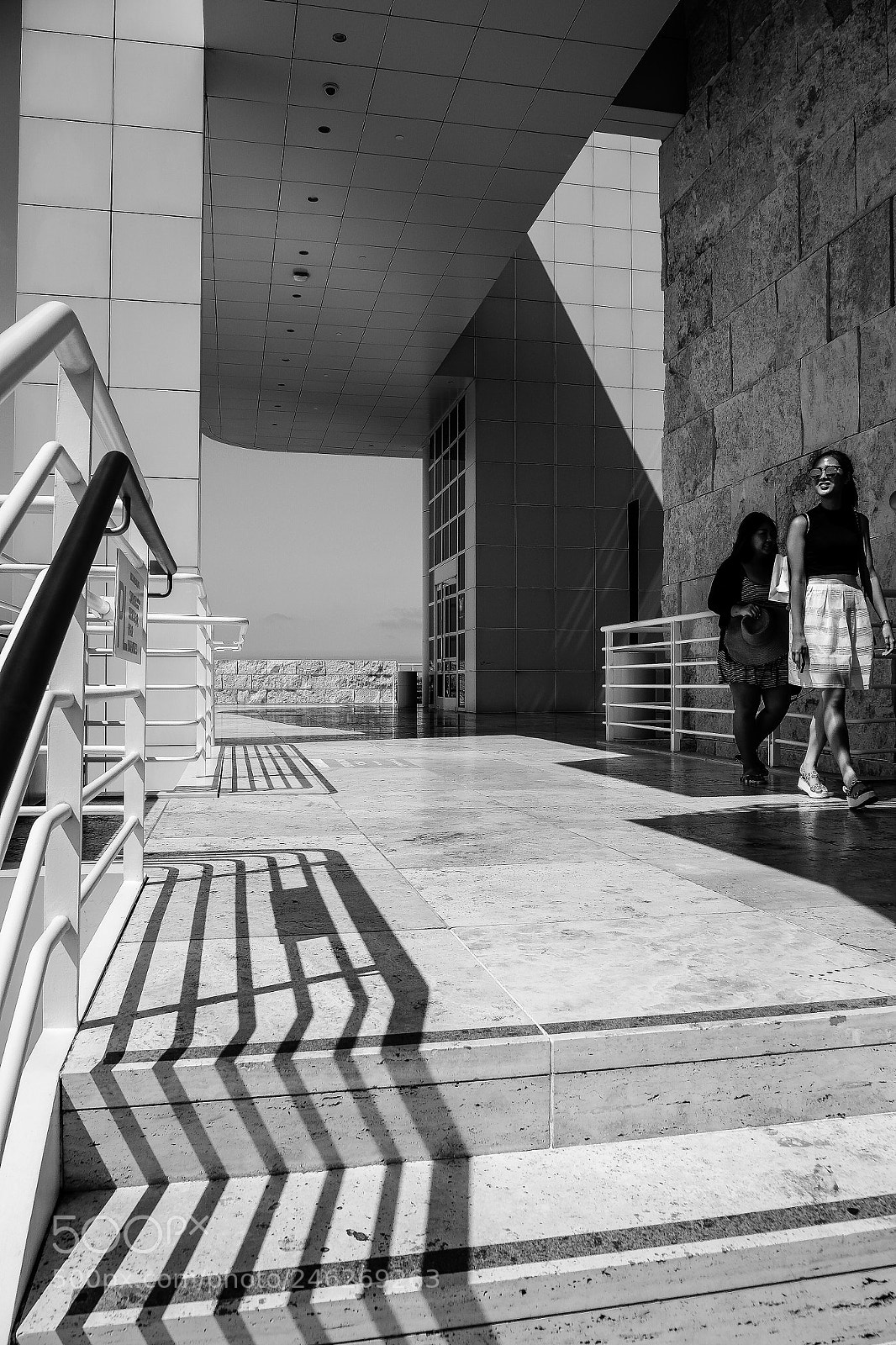 Fujifilm X-T1 sample photo. Stair shadows photography