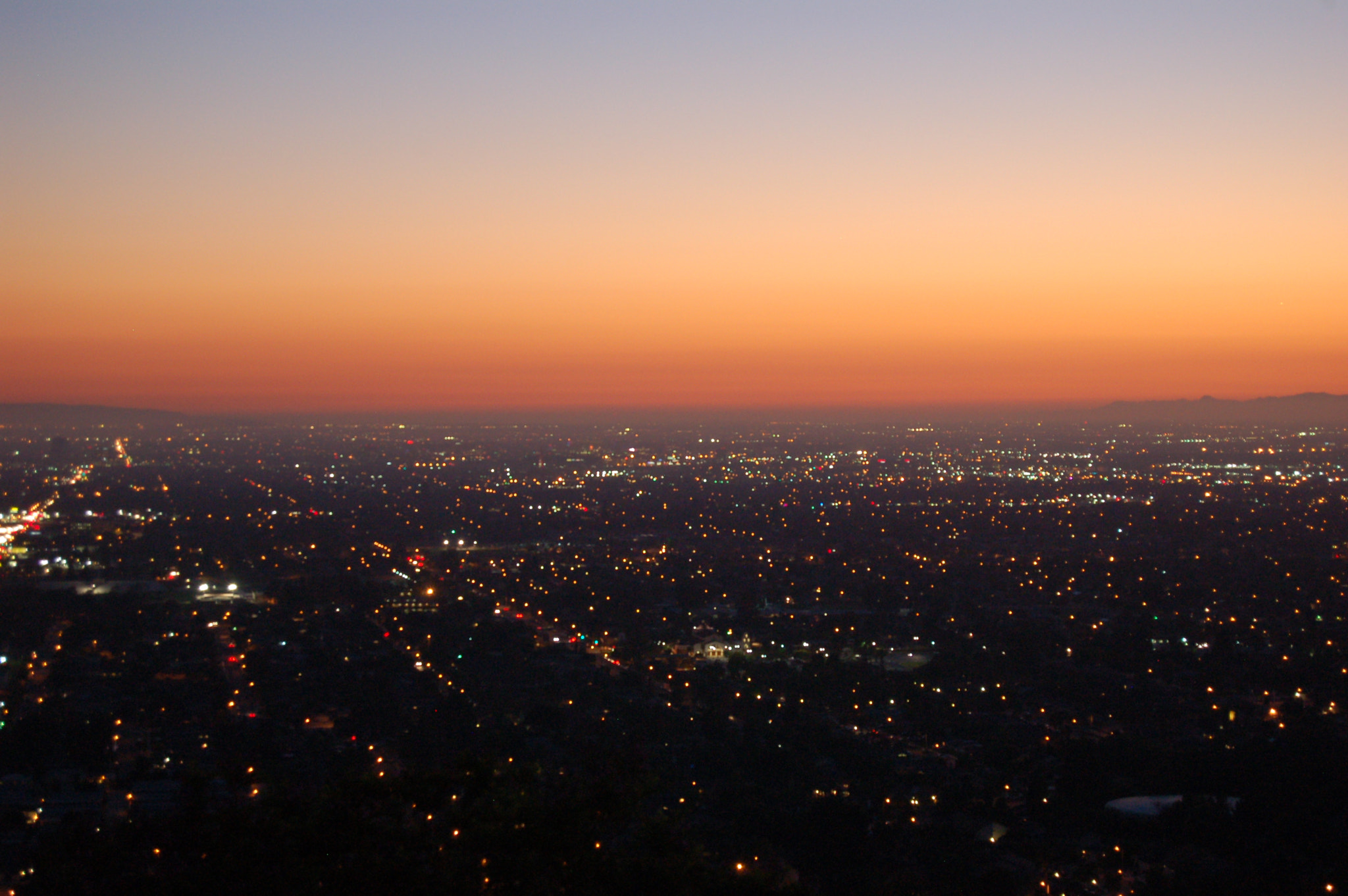 Nikon D50 sample photo. Evening orange sky photography