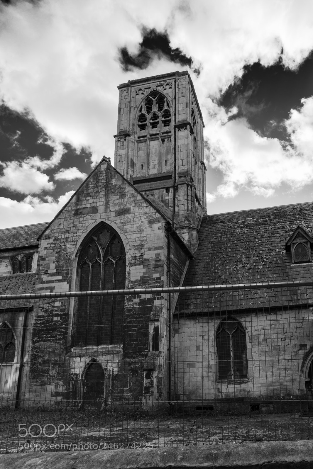 Sony a7R II sample photo. Derelict church, gloucester, uk photography