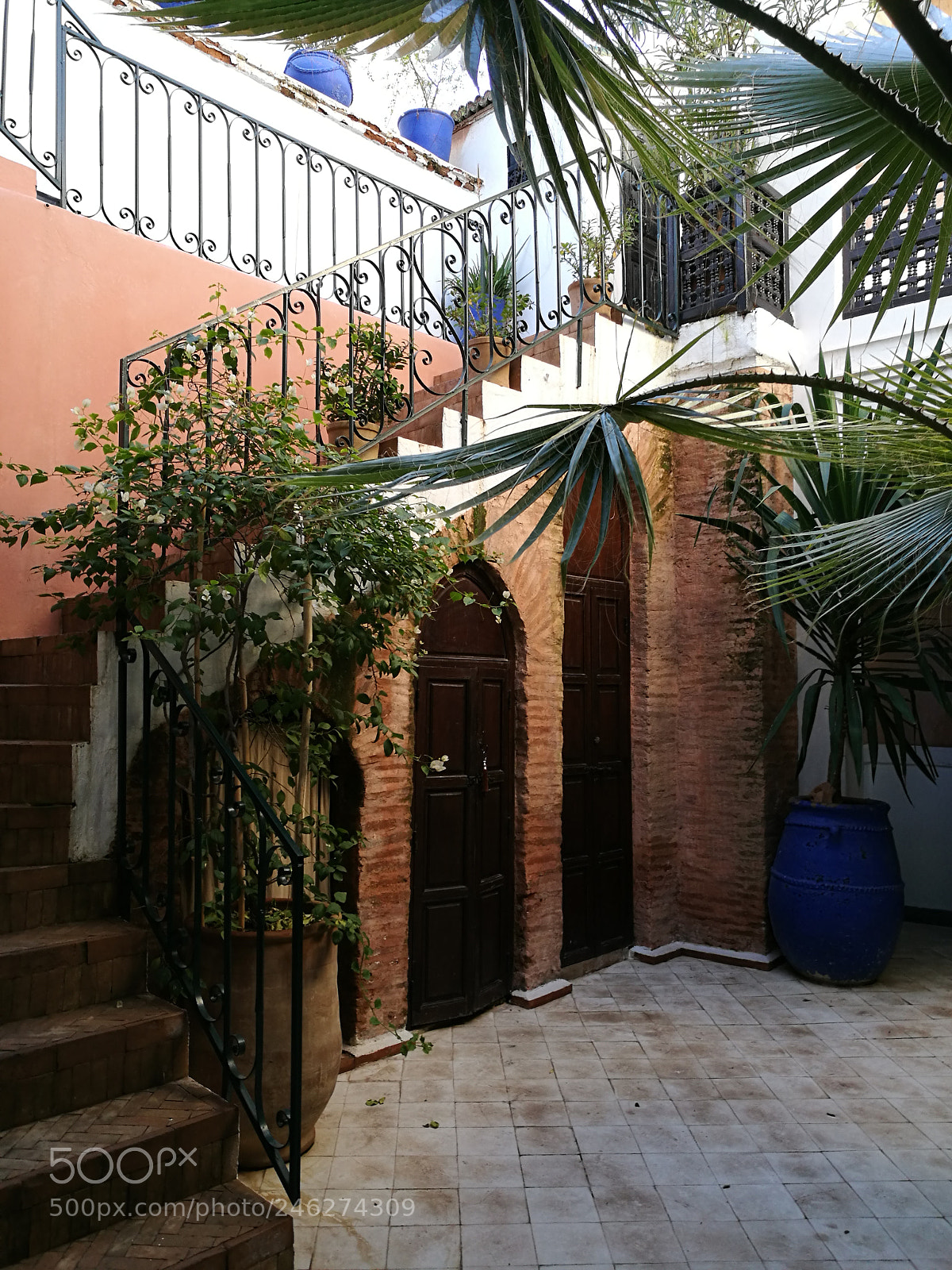 HUAWEI P9 sample photo. Riad in marrakech photography