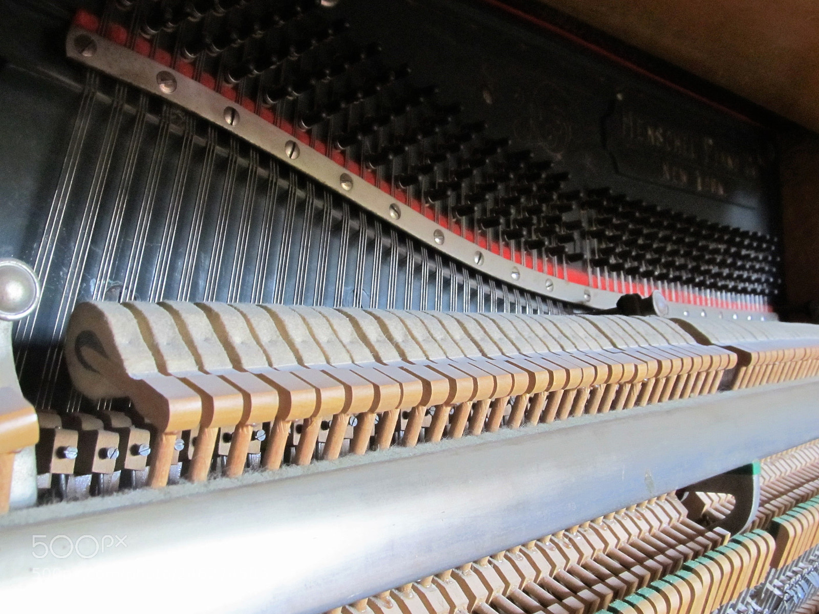 Canon PowerShot SX130 IS sample photo. Piano strings photography