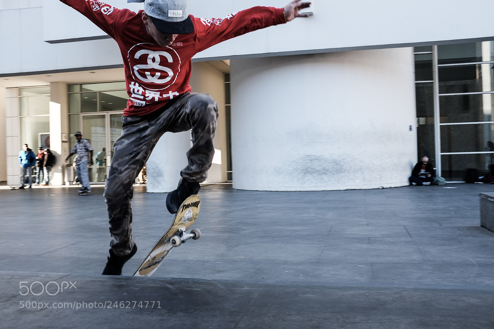Fujifilm X100T sample photo. Skating kid, barcelona, nov. 2015 photography