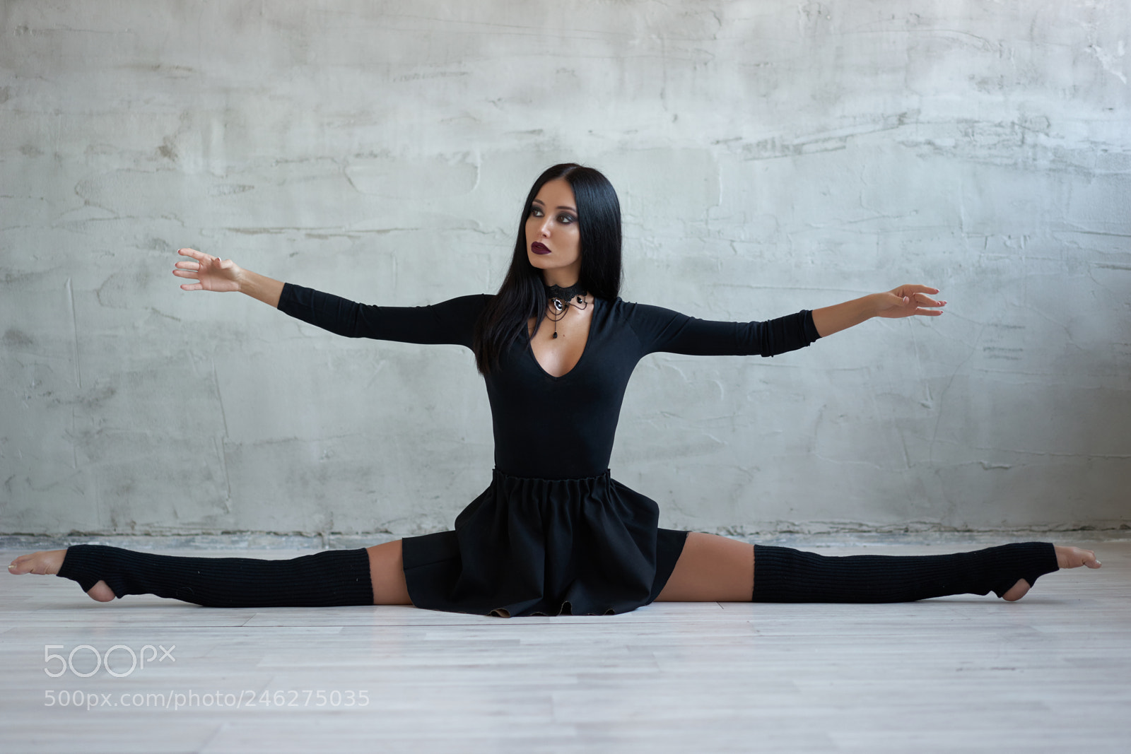 Sony a7 sample photo. Gothic ballerina photography