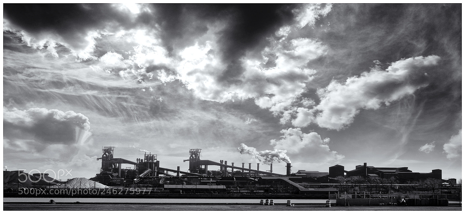 Fujifilm X-Pro2 sample photo. Arcelormittal burns harbor photography