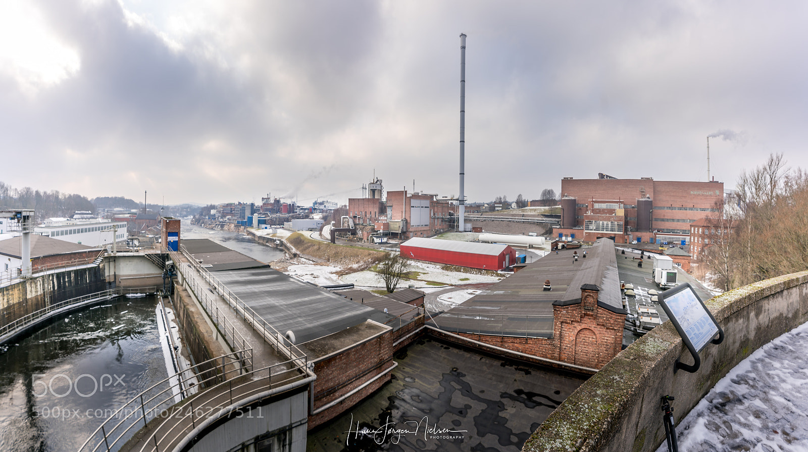 Sony a7R II sample photo. Borregaard chemical factory photography