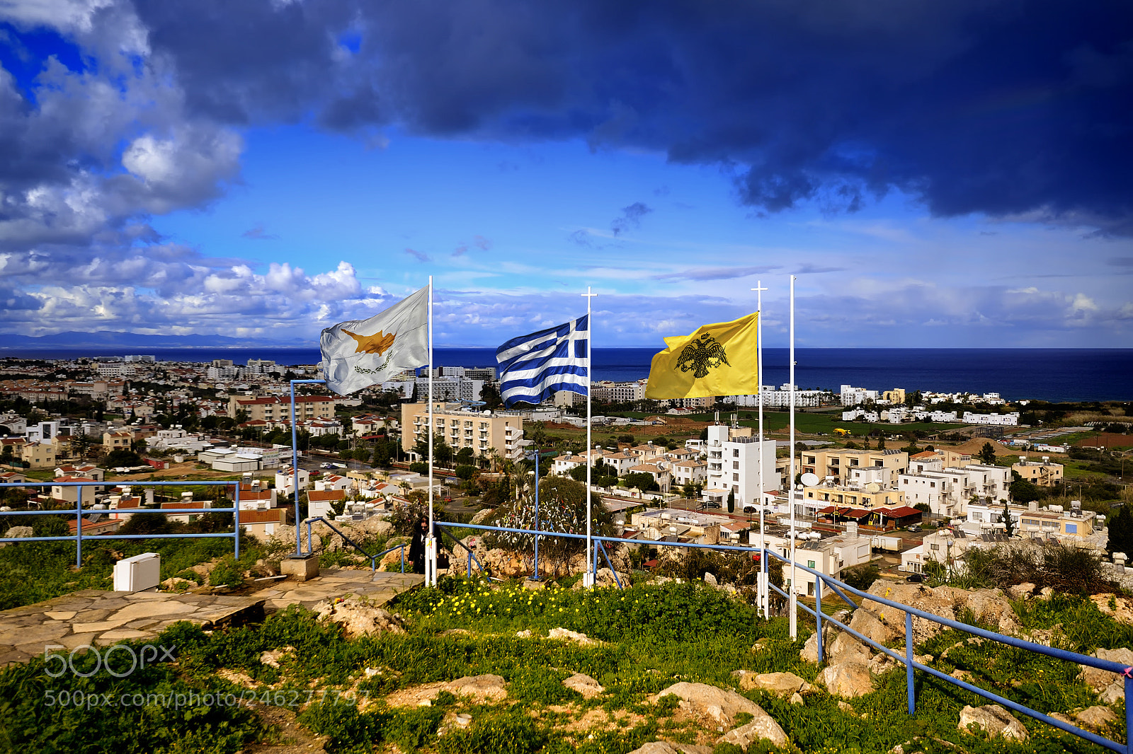 Nikon D3100 sample photo. View of protaras mediterranean photography