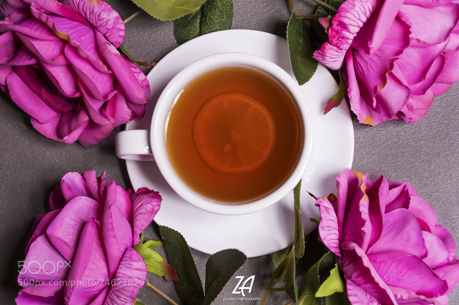 Nikon D5200 sample photo. Tea & lemon photography