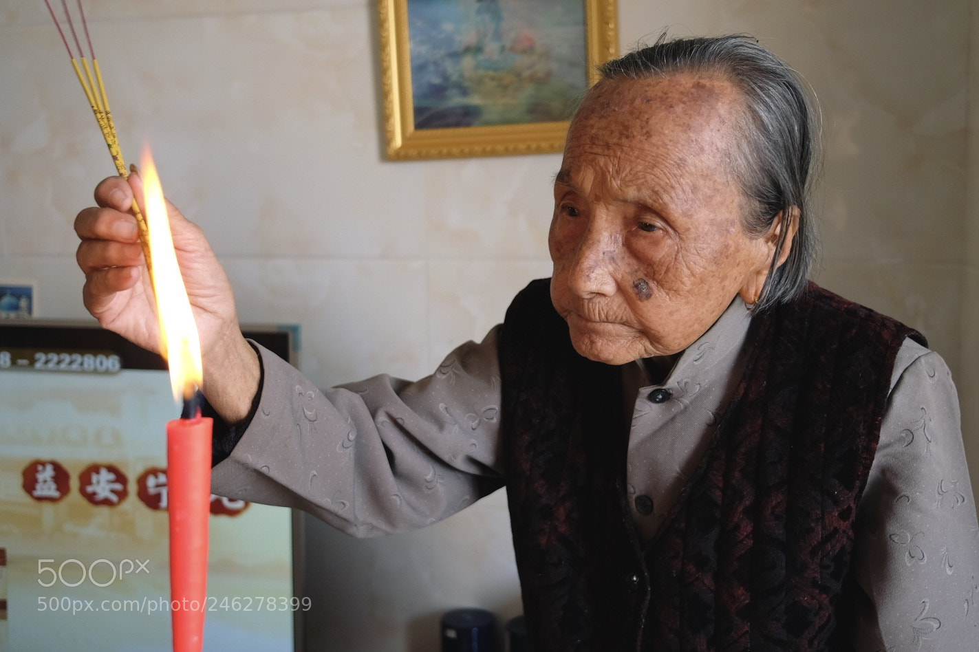 Fujifilm X70 sample photo. Grandma photography