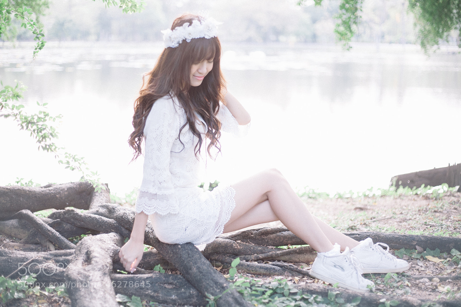 Canon EOS 5D sample photo. The beauty white skin photography