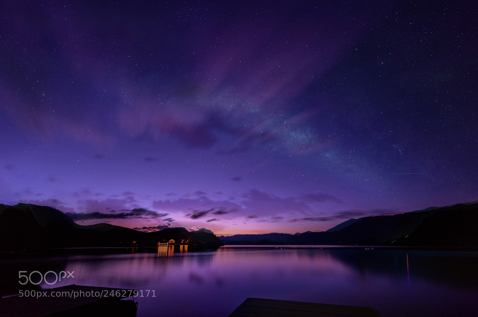 Nikon D810 sample photo. Lugu lake starry sky. photography